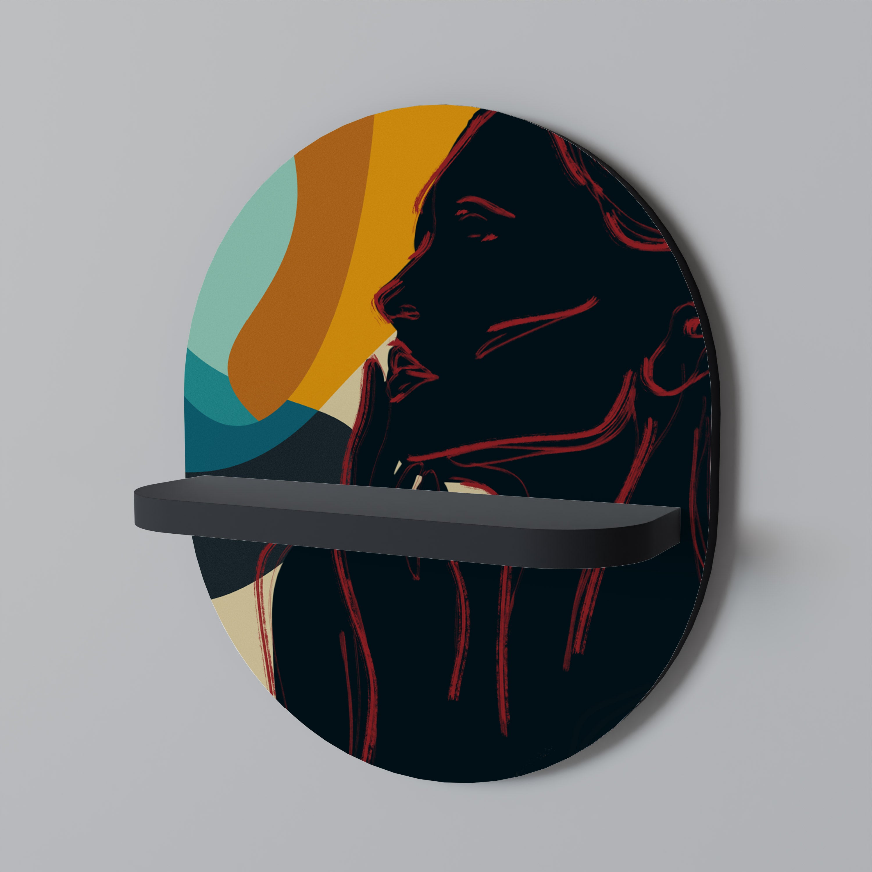 SILHOUETTE SONATA Decorative Art Shelf