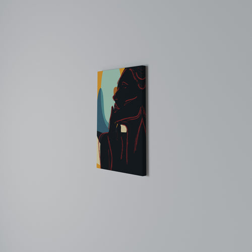 SILHOUETTE SONATA Vertical Canvas Print
