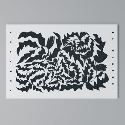 ETHEREAL ORNAMENT Horizontal Canvas Print