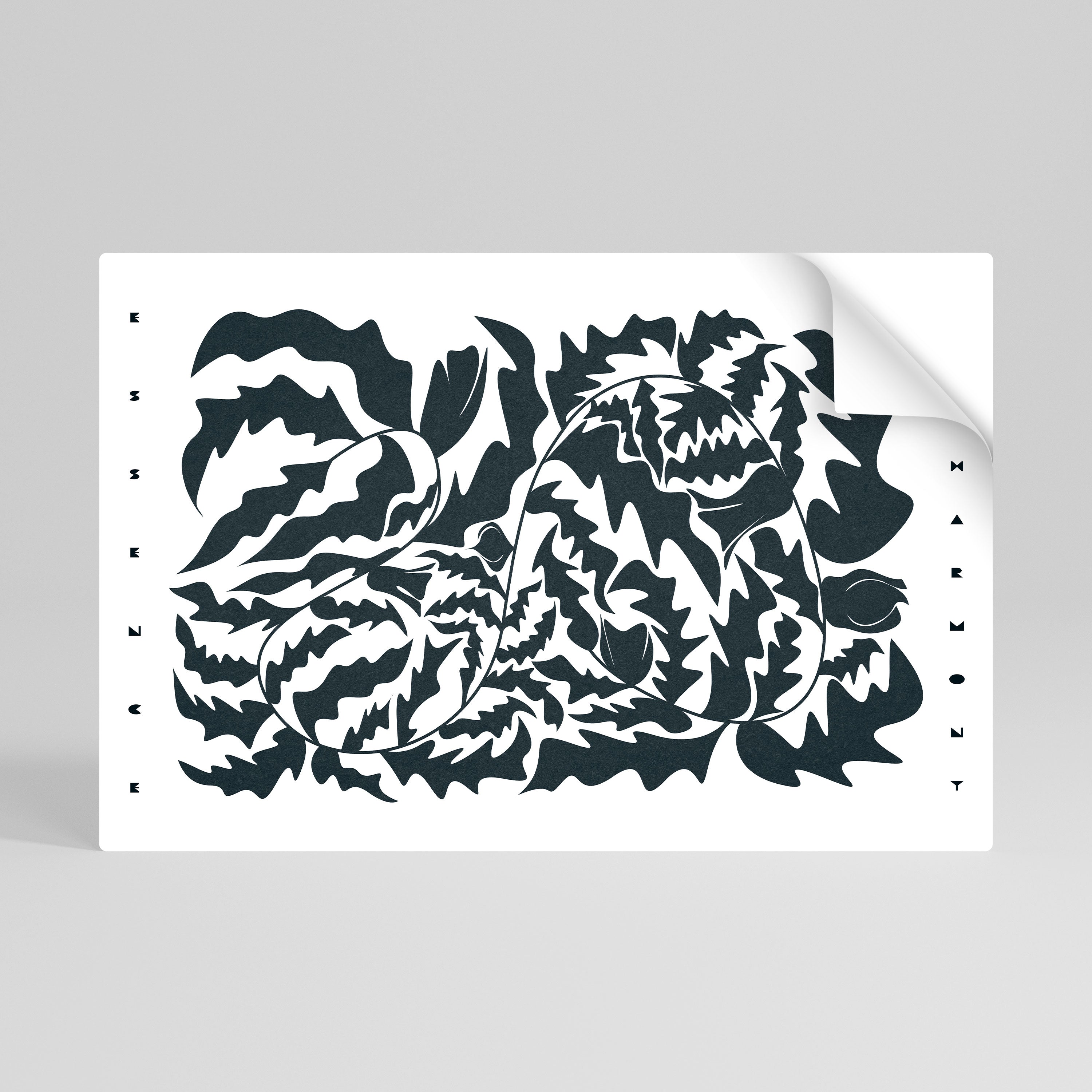 ETHEREAL ORNAMENT Póster adhesivo horizontal