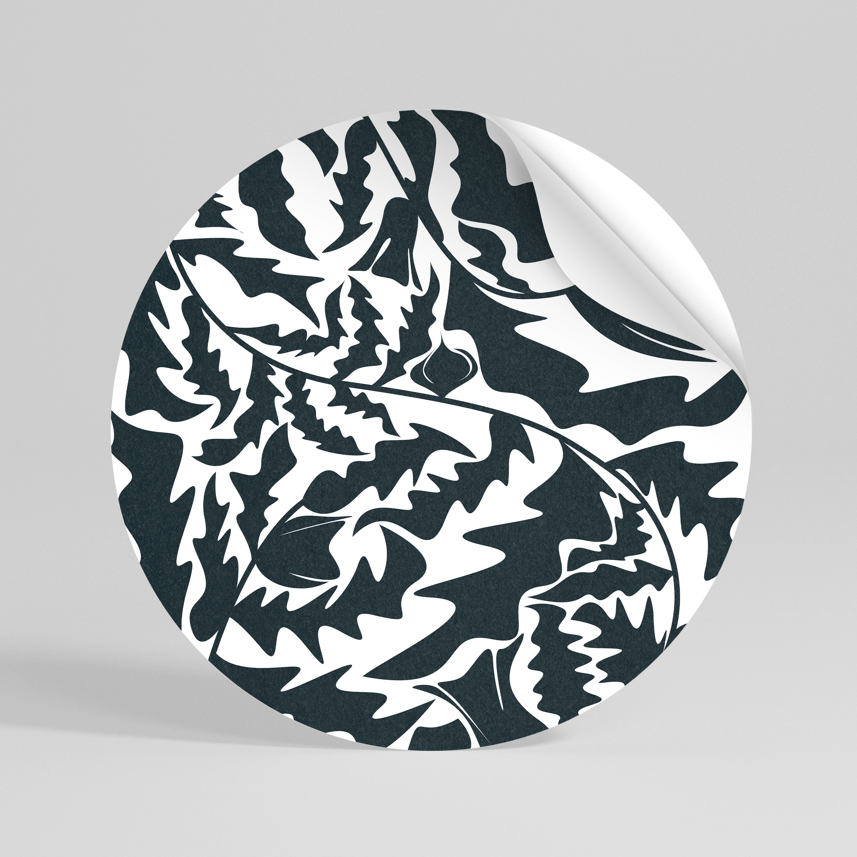 ETHEREAL ORNAMENT Rund väggdekal