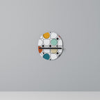 HUE HARMONY Decorative Art Shelf