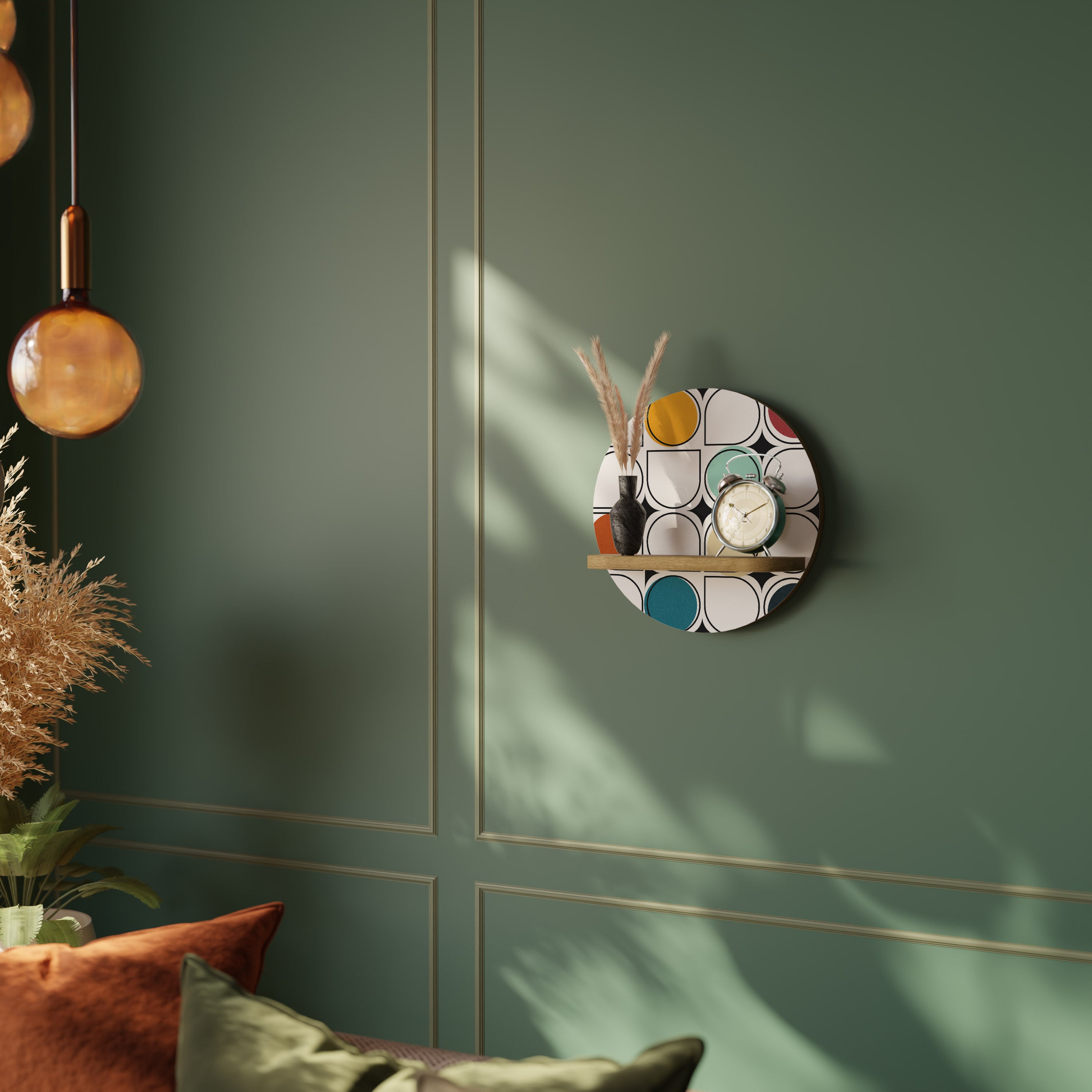 HUE HARMONY Decorative Art Shelf