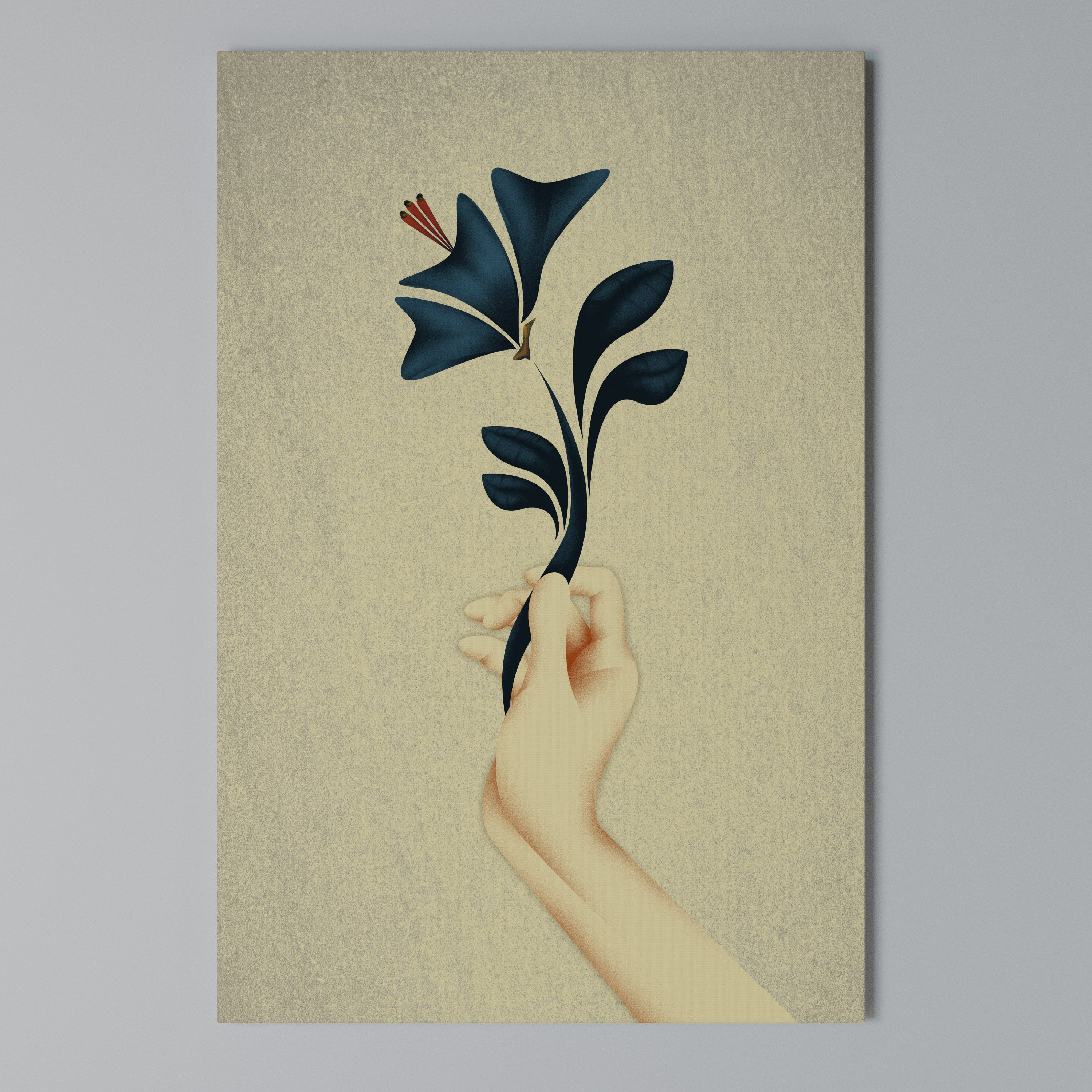 TAKE IT OR LEAF IT Quadro em tela vertical