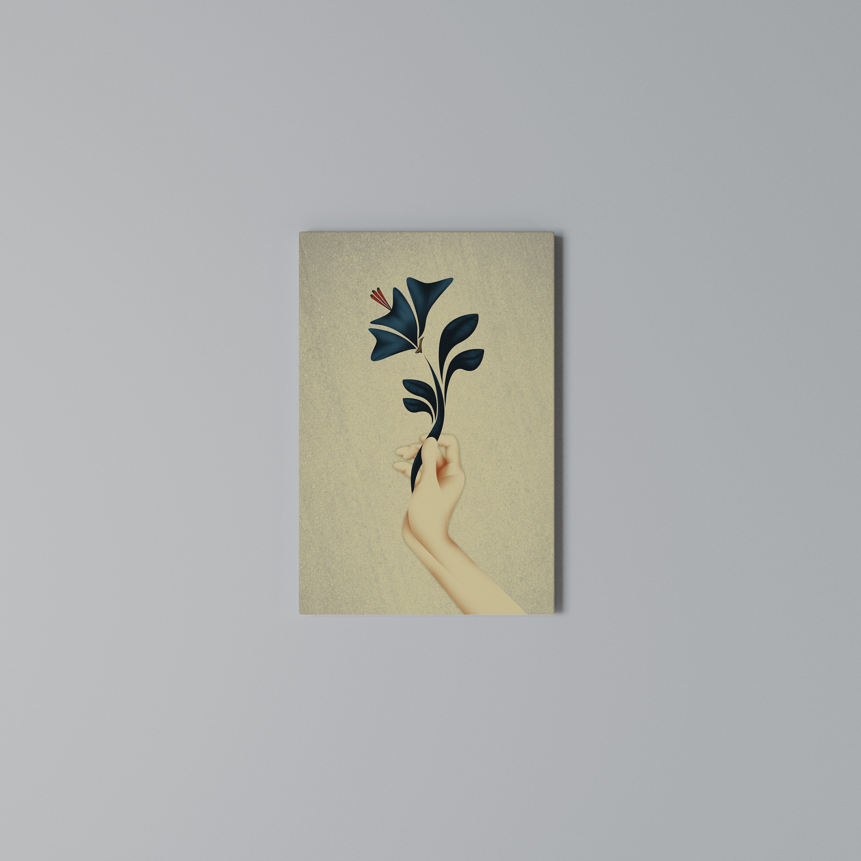 TAKE IT OR LEAF IT Quadro em tela vertical