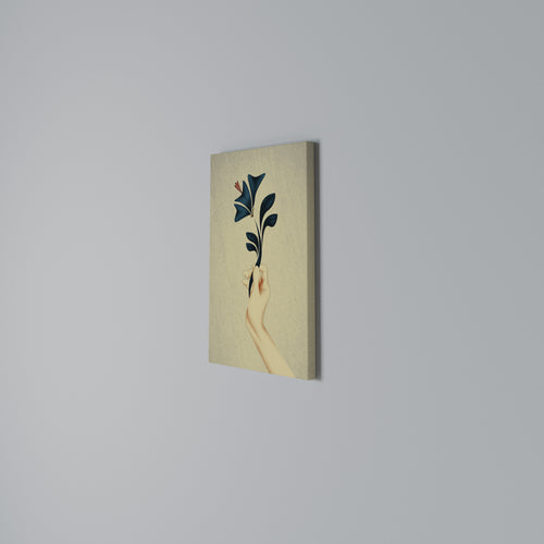 TAKE IT OR LEAF IT Vertical Canvas Print