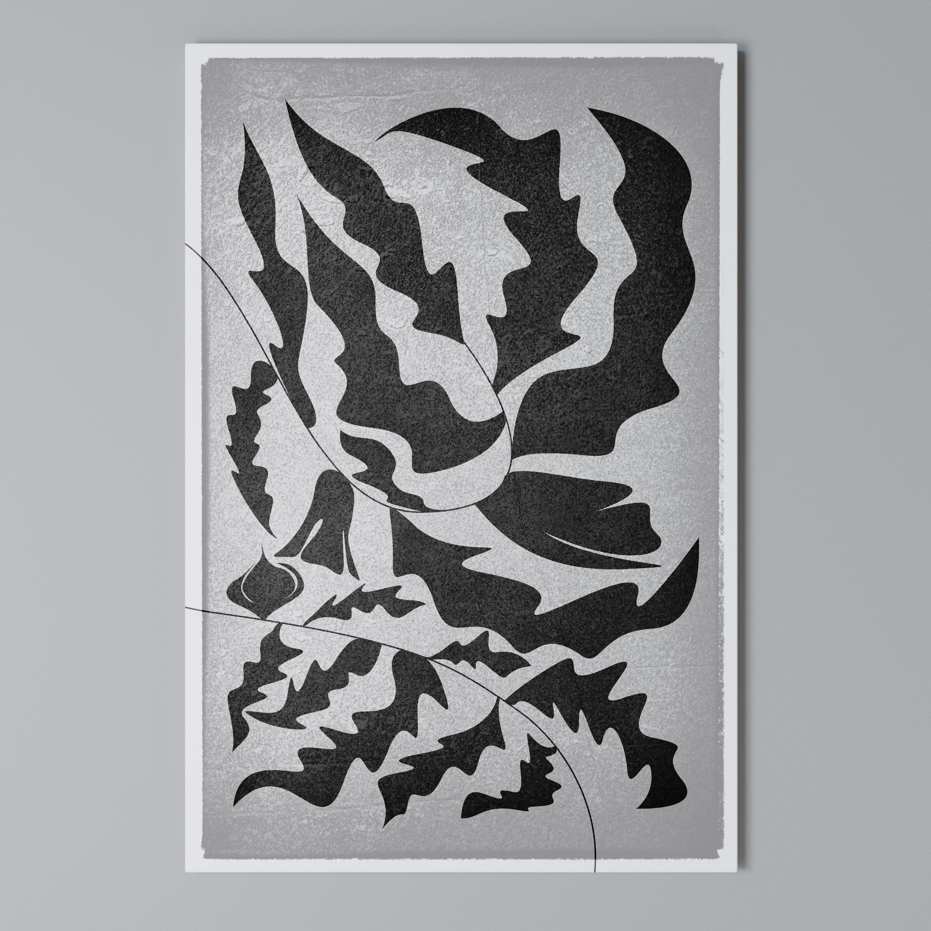 SHARP SHADOWS Quadro em tela vertical