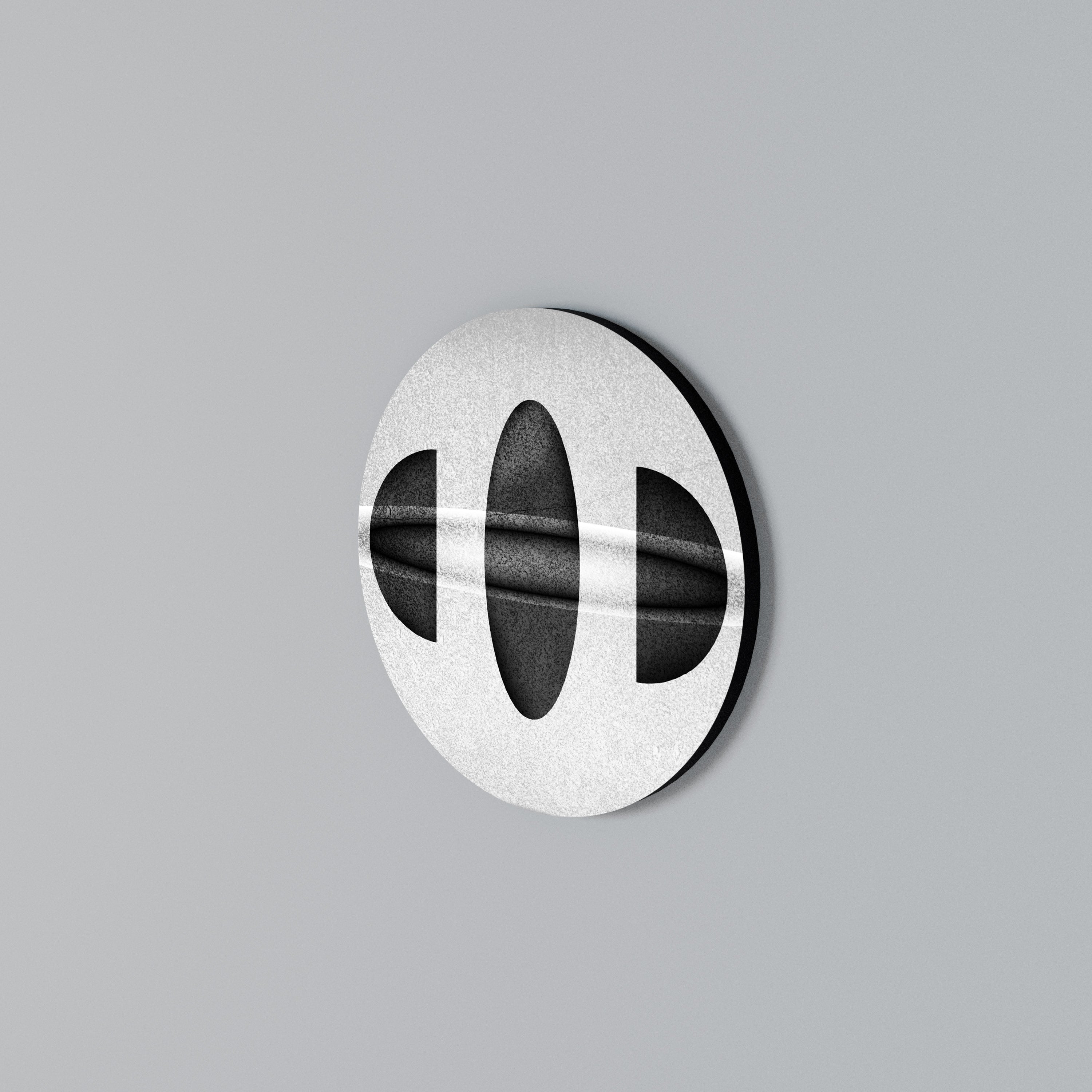 OBSIDIAN ODYSSEY Rundes Wandbild