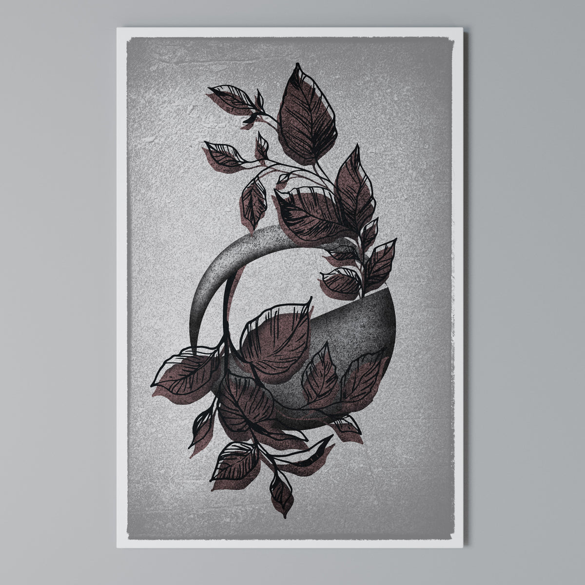 GRAPHIC WONDER Cuadro en lienzo vertical