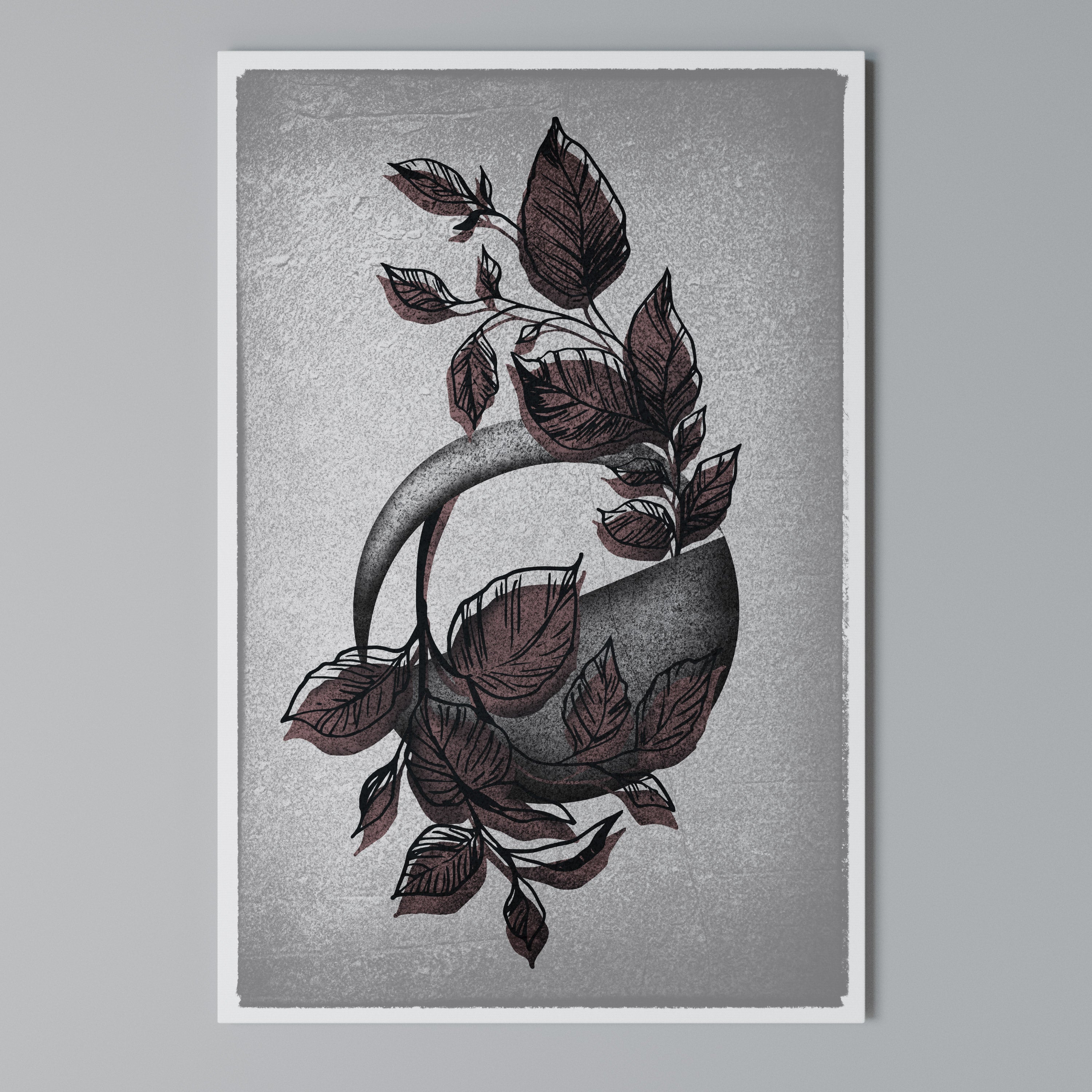 GRAPHIC WONDER Quadro em tela vertical