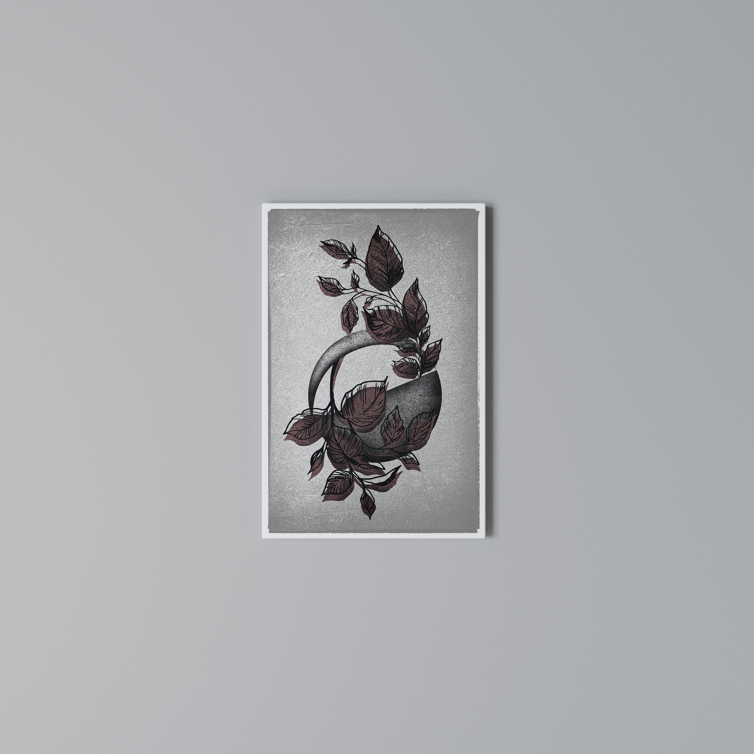 GRAPHIC WONDER Quadro em tela vertical