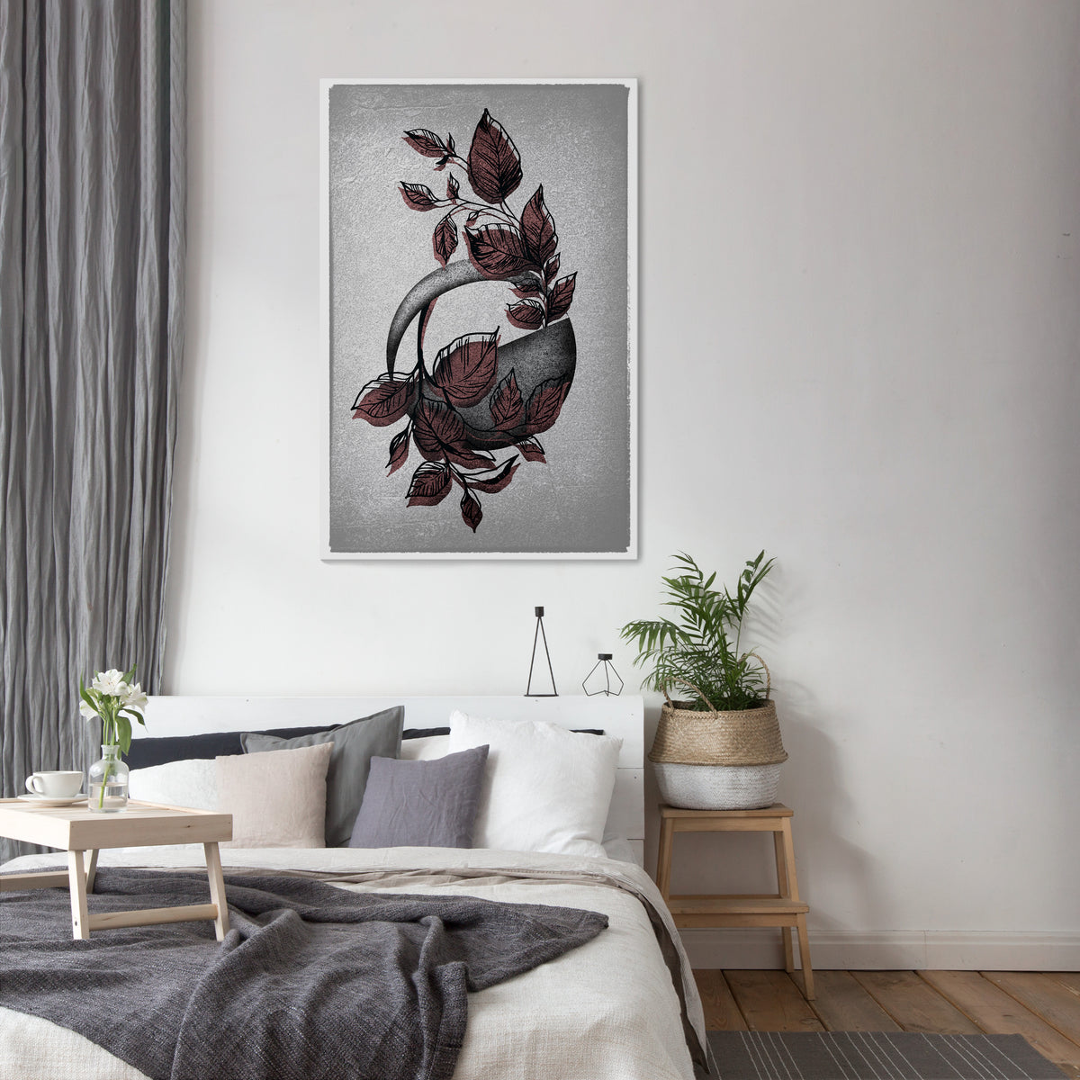 GRAPHIC WONDER Cuadro en lienzo vertical