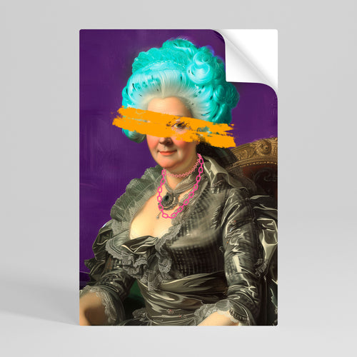 BAROQUE CHIC Självhäftande Vertikal Poster