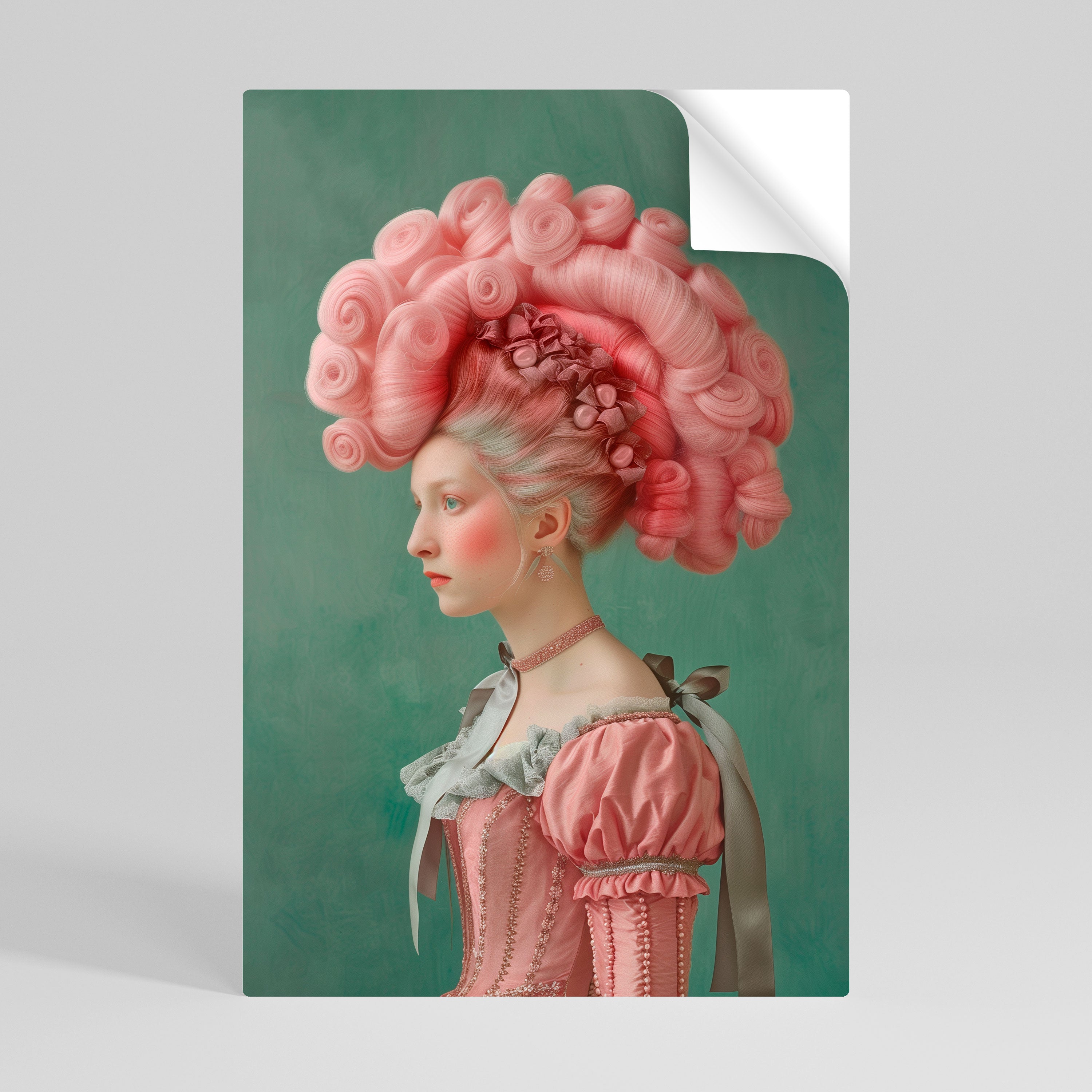 BAROQUE FUSION Självhäftande Vertikal Poster