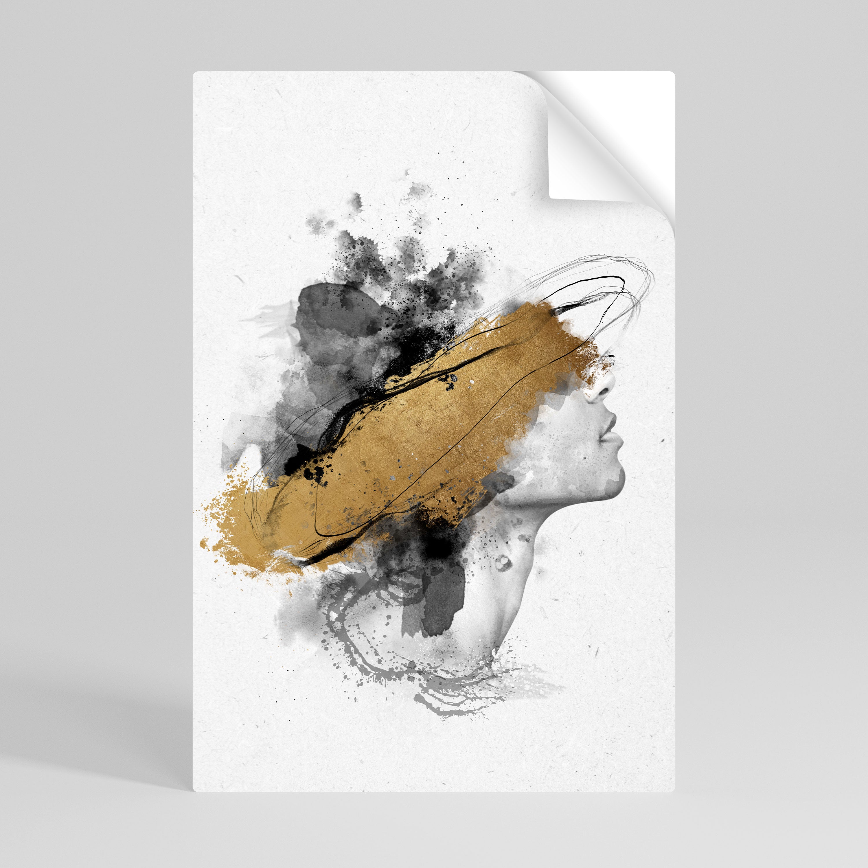 GILDED BLINDNESS Självhäftande Vertikal Poster