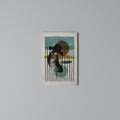 INKWELL TURQOISE Vertical Canvas Print