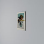 INKWELL TURQOISE Vertical Canvas Print