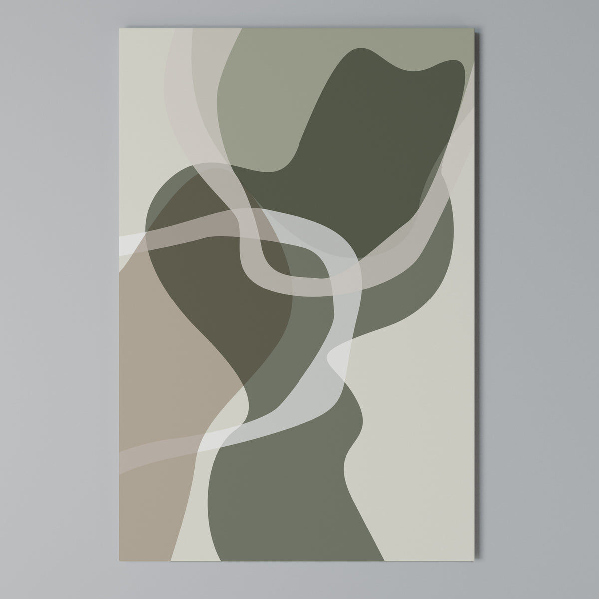 ART OF GREEN Κατακόρυφος Πίνακας σε Καμβά