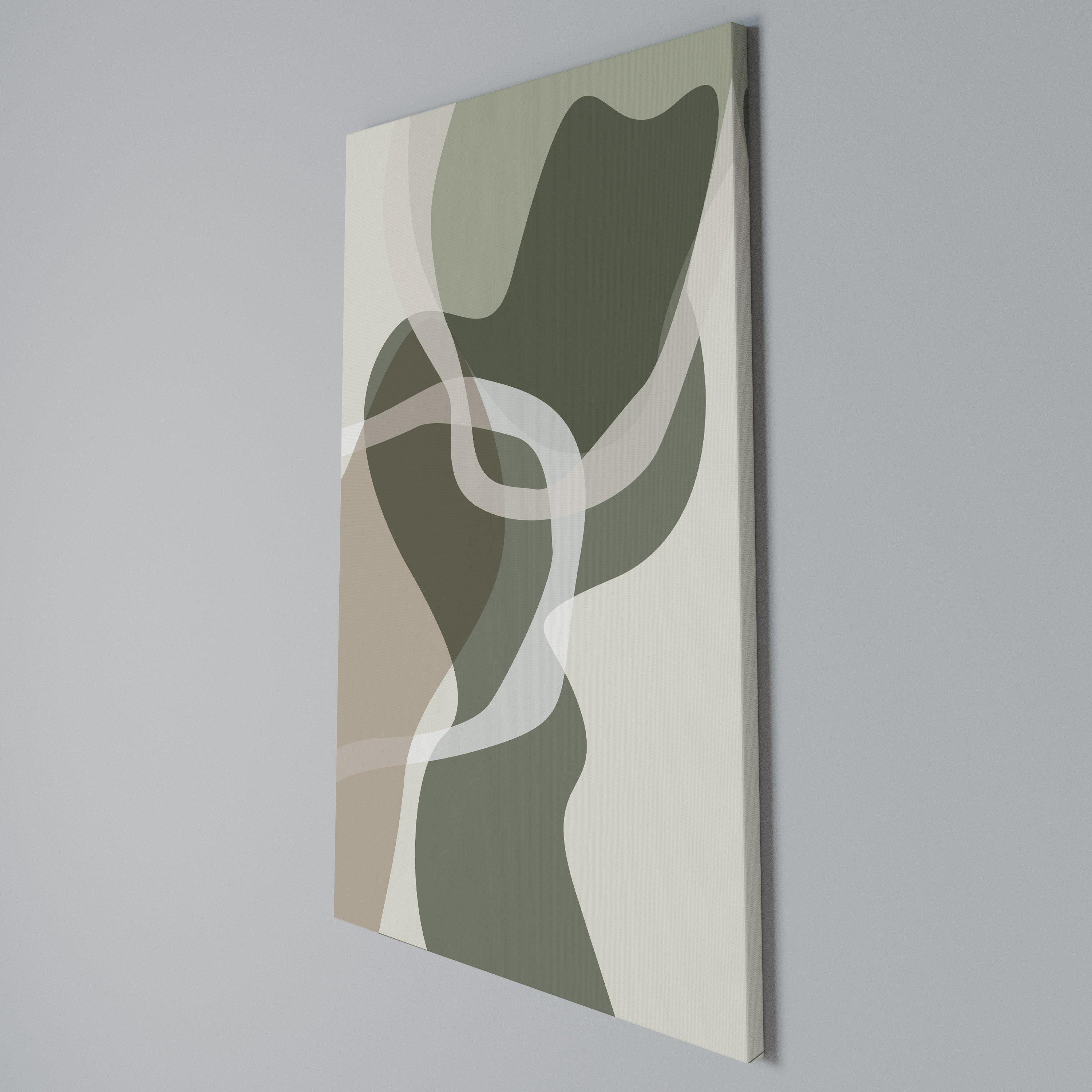 ART OF GREEN Cuadro en lienzo vertical