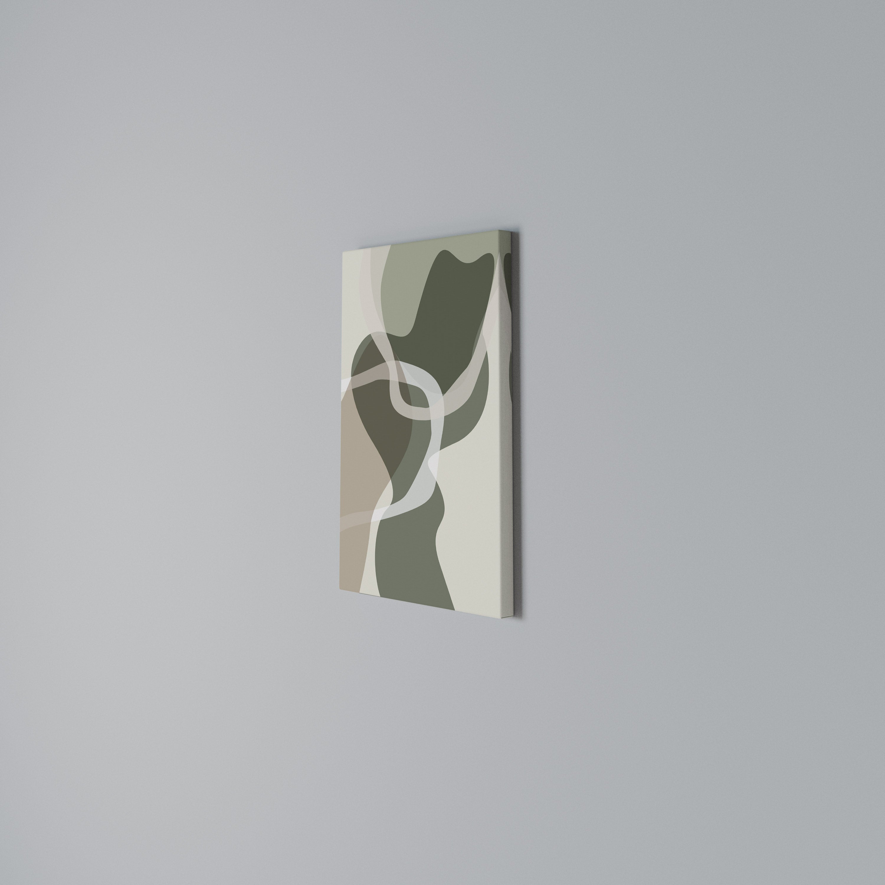 ART OF GREEN Cuadro en lienzo vertical