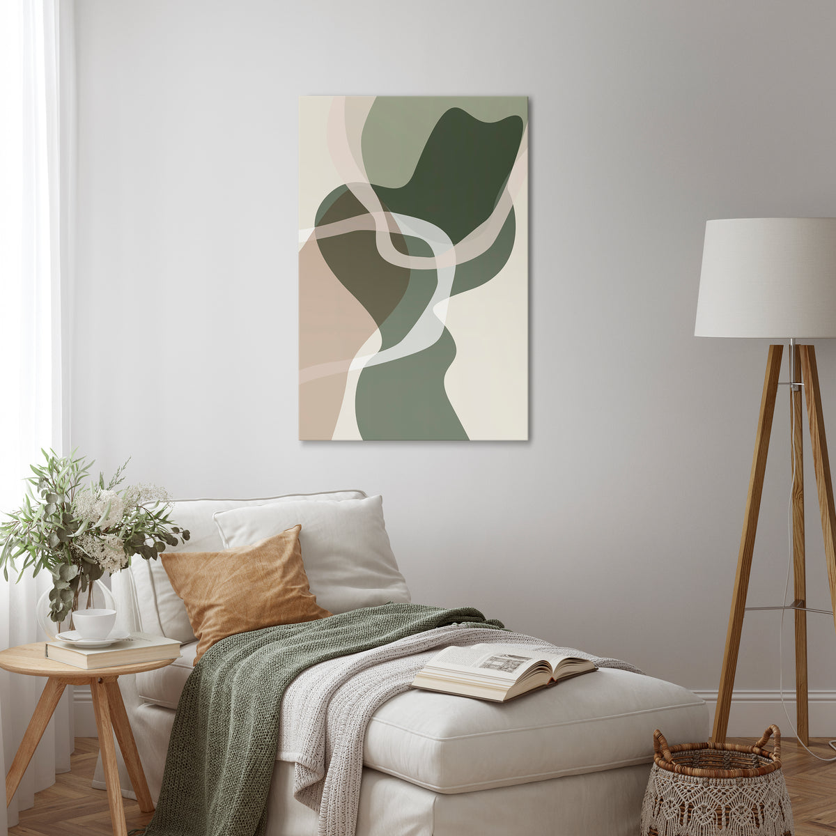 ART OF GREEN Κατακόρυφος Πίνακας σε Καμβά