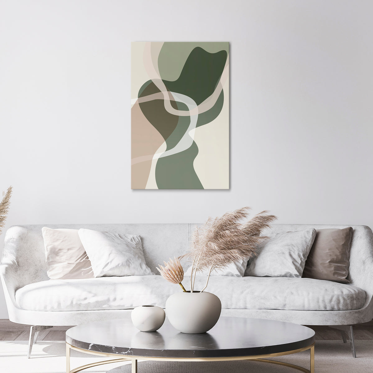 ART OF GREEN Κατακόρυφος Πίνακας σε Καμβά
