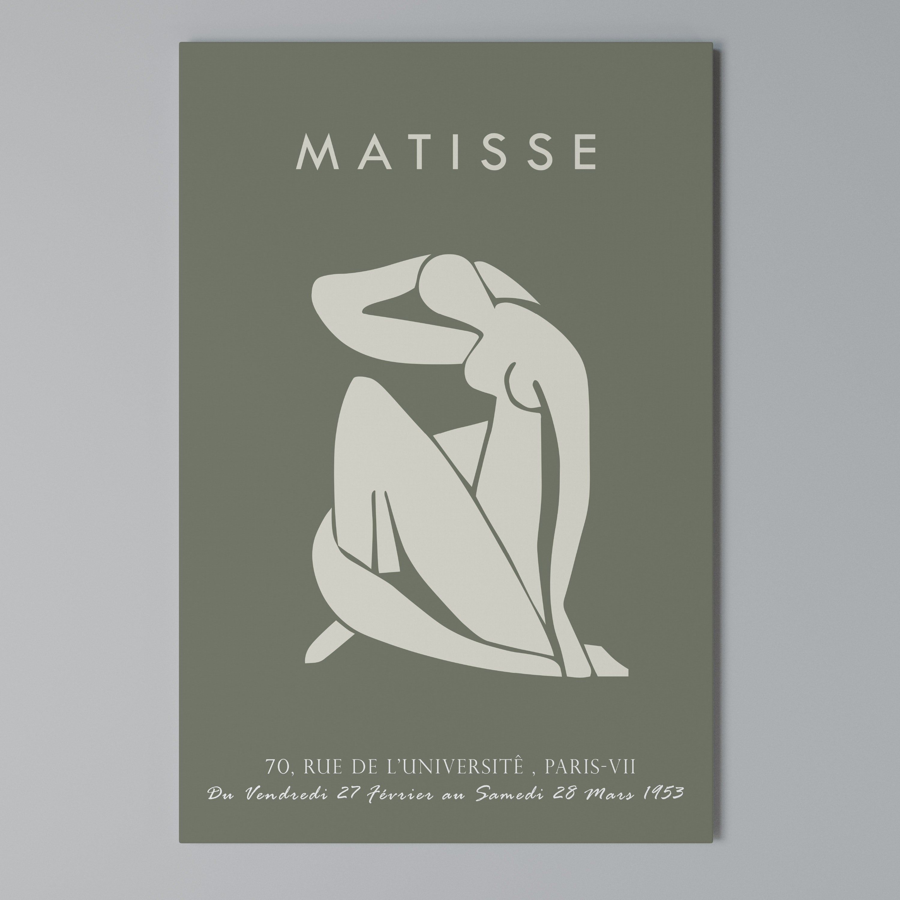 MATISSE NUDES Quadro em tela vertical