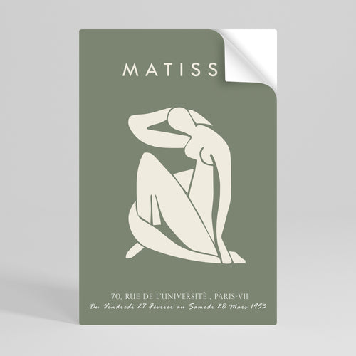 MATISSE NUDES Självhäftande Vertikal Poster