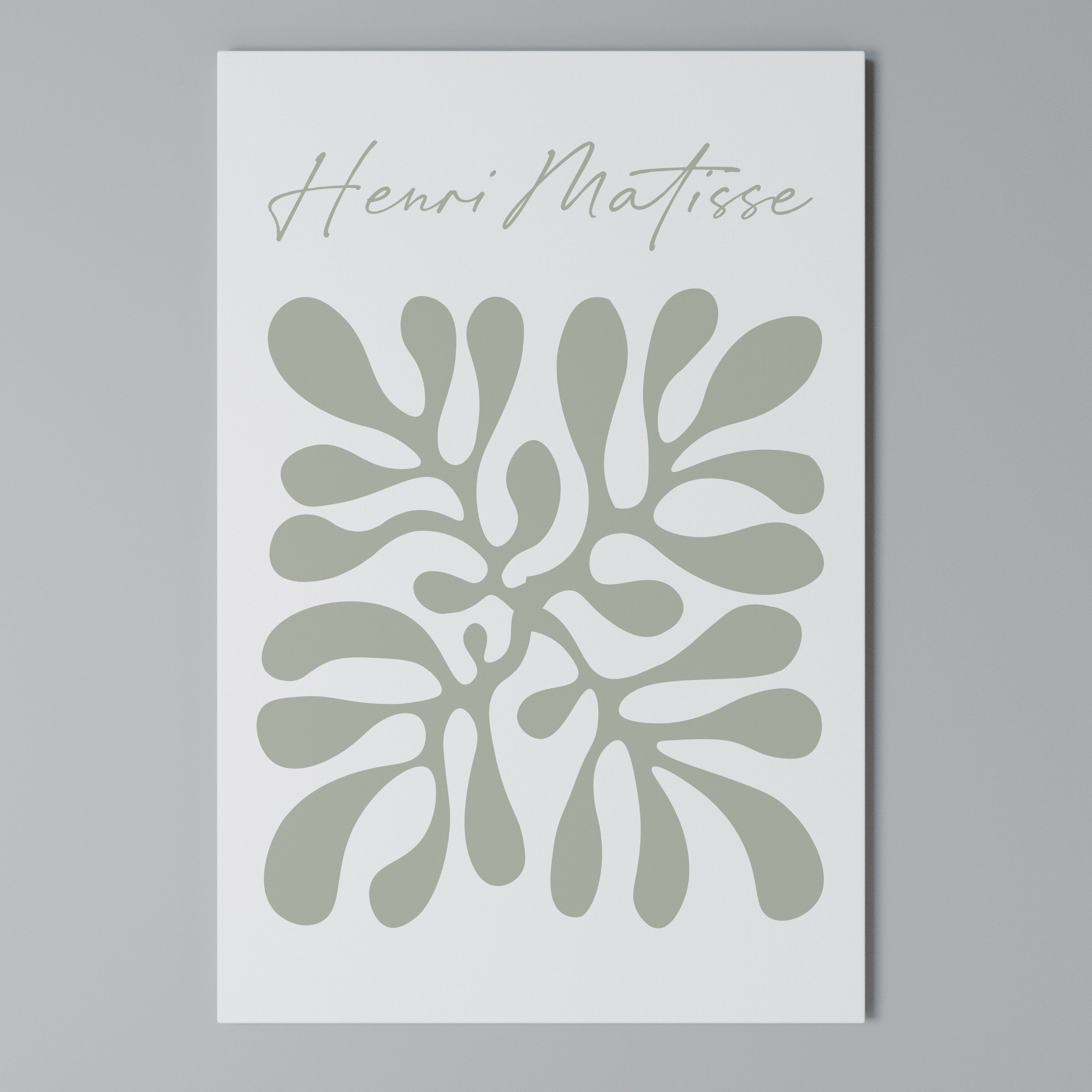 SHAPE OF MATISSE Cuadro en lienzo vertical