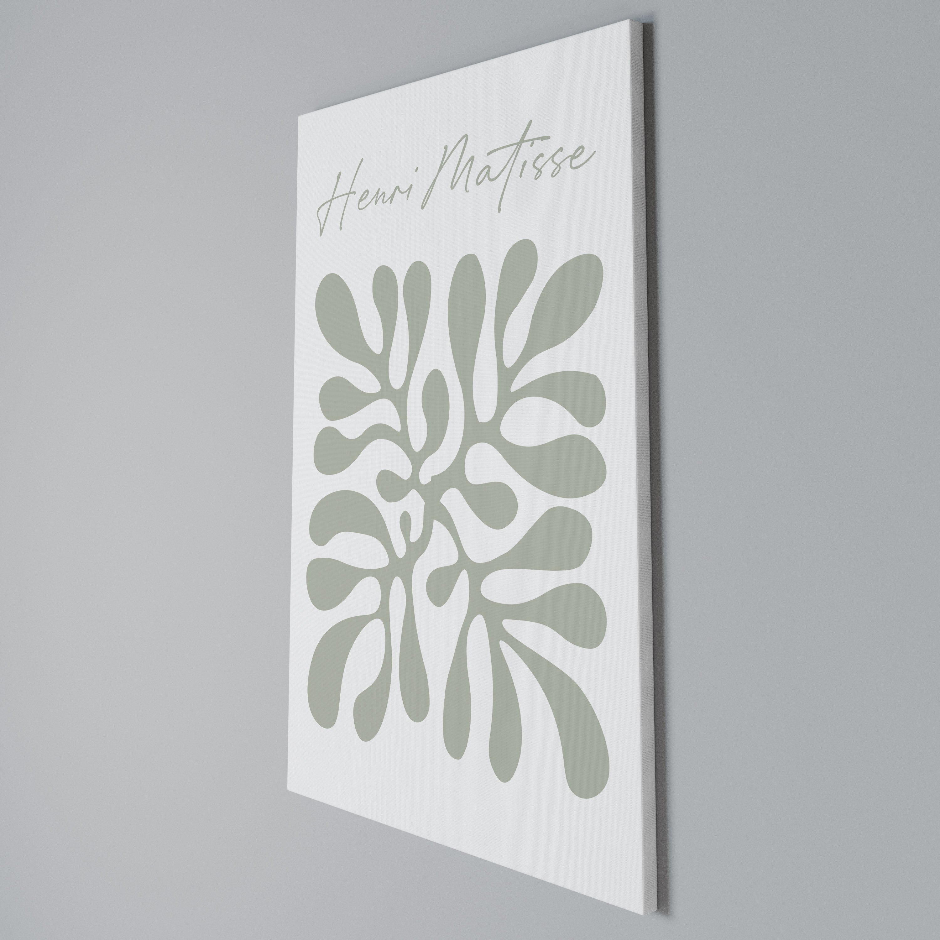 SHAPE OF MATISSE Cuadro en lienzo vertical