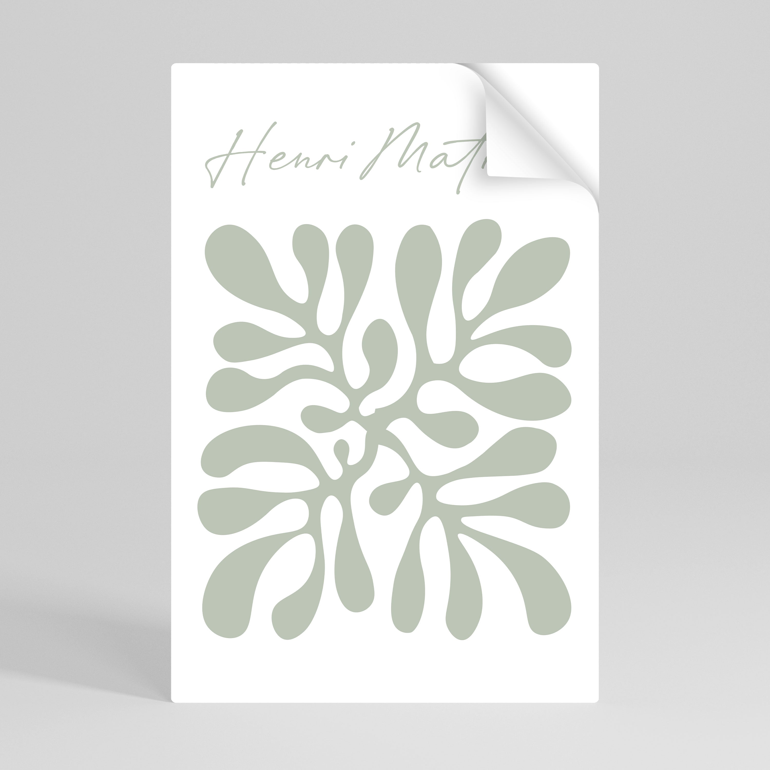 SHAPE OF MATISSE Självhäftande Vertikal Poster