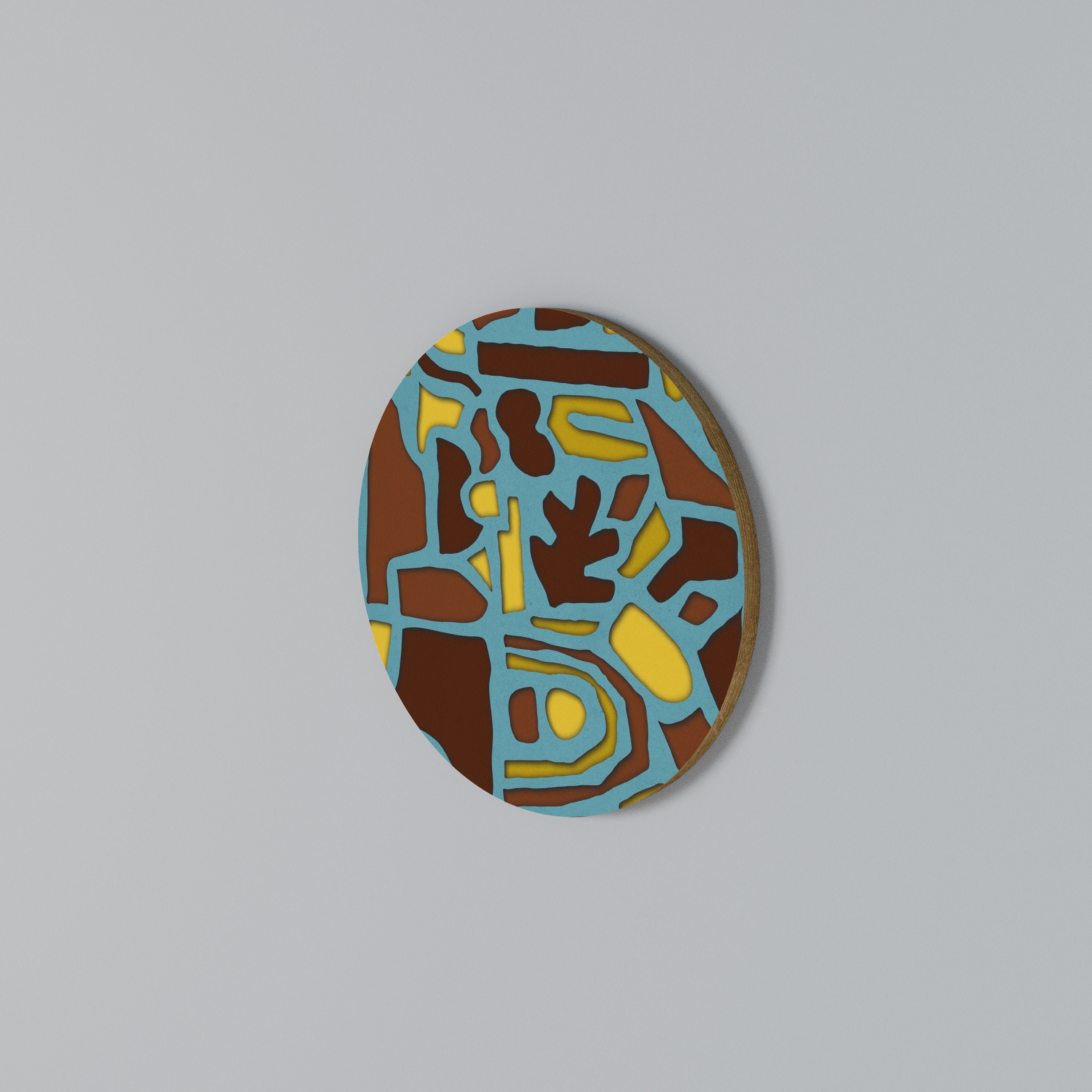 SHAPE EXTRAVAGANZA Rundes Wandbild