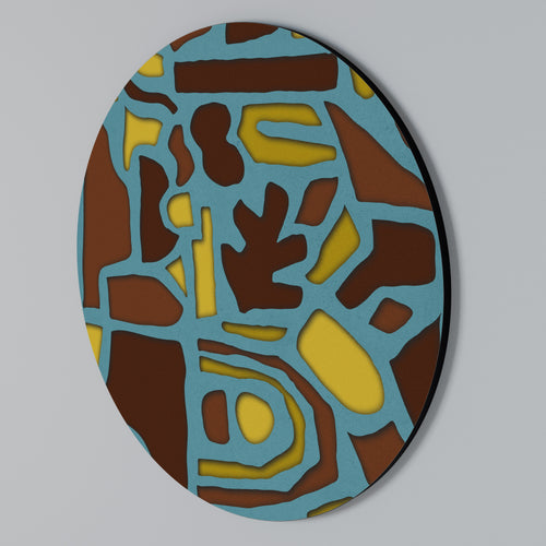 SHAPE EXTRAVAGANZA Rund väggdekor