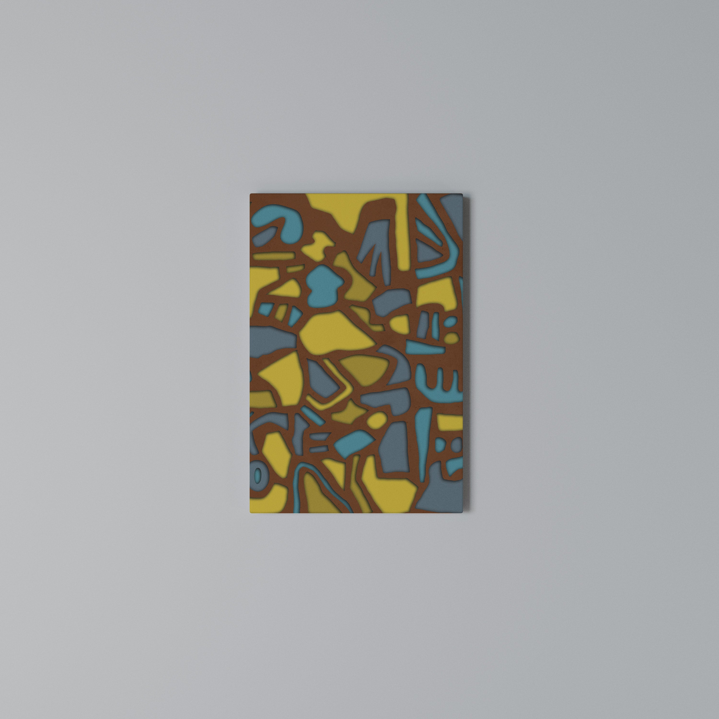 FORM SHUFFLE Quadro em tela vertical