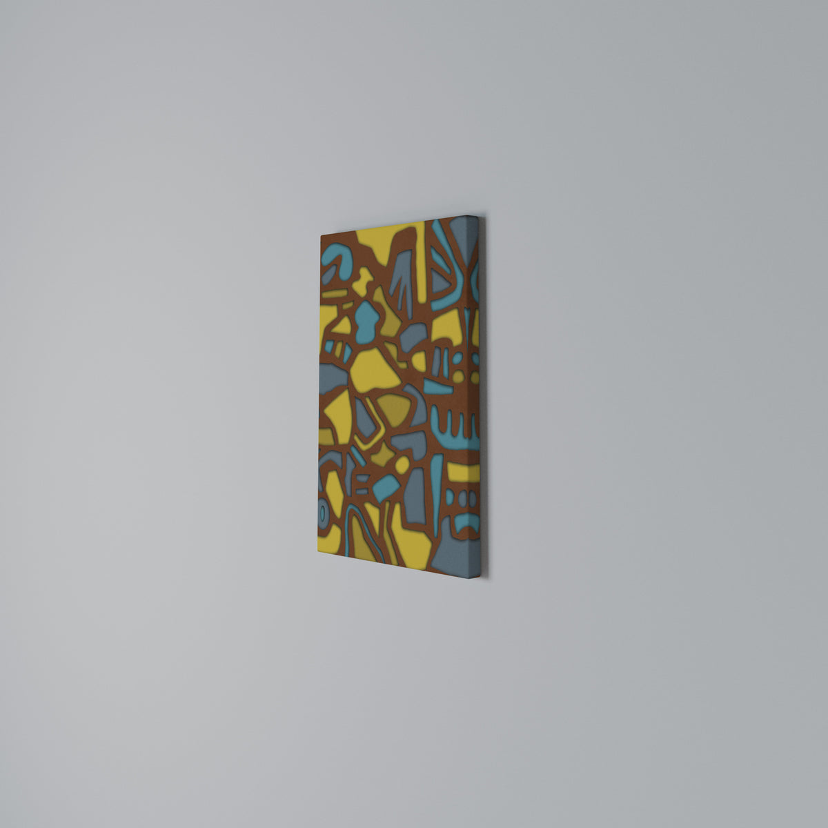 FORM SHUFFLE Vertical Canvas Print