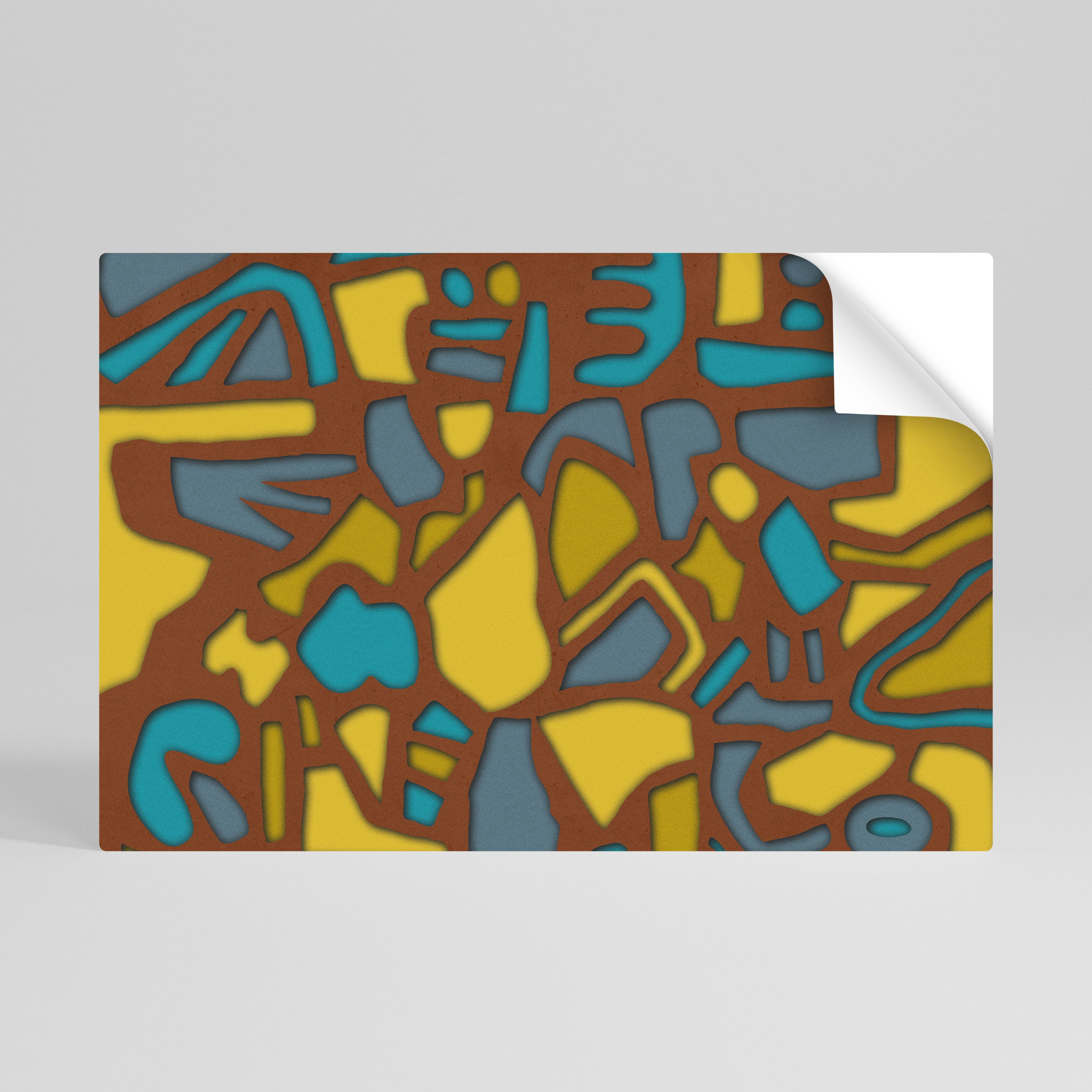 FORM SHUFFLE Póster adhesivo horizontal