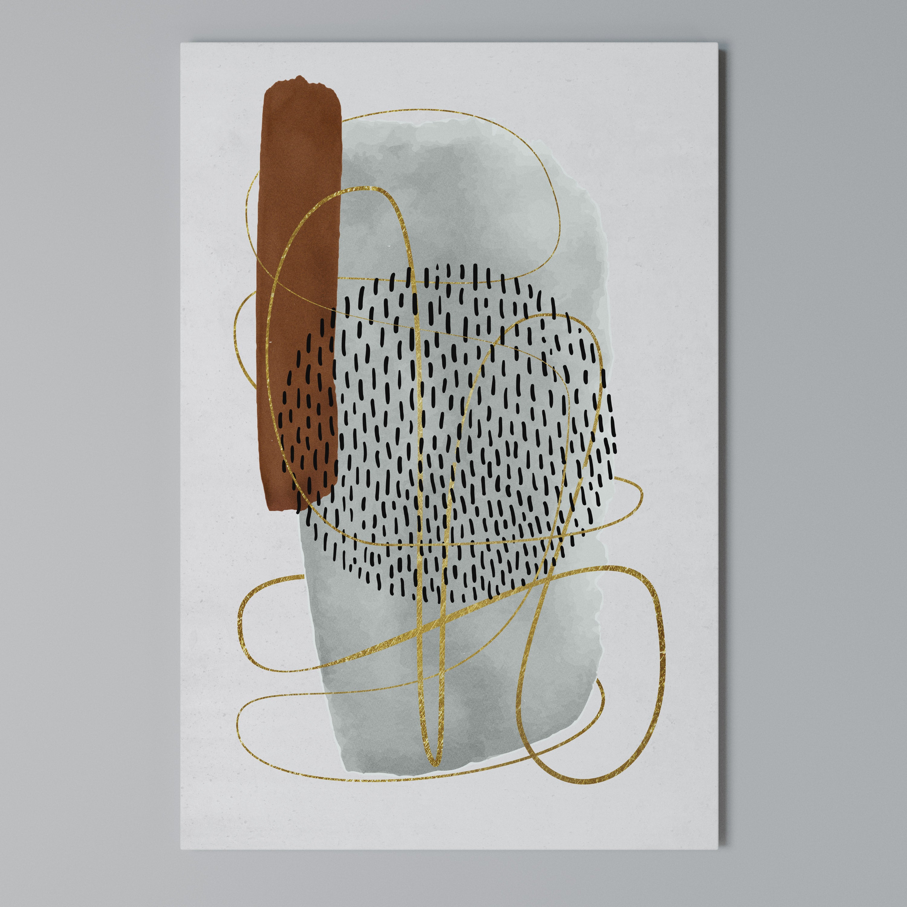 WRAPPED IN FORM Cuadro en lienzo vertical