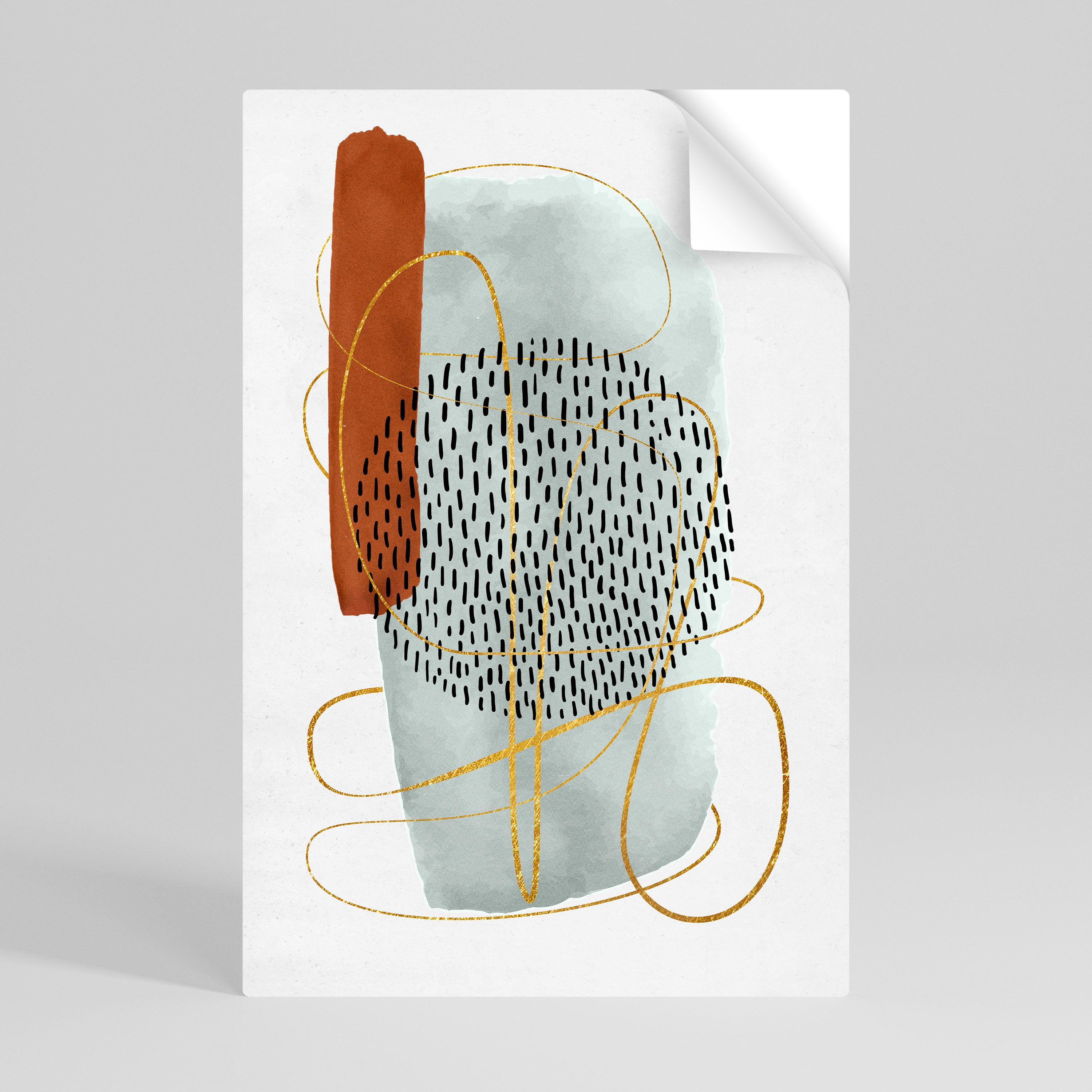 WRAPPED IN FORM Självhäftande Vertikal Poster