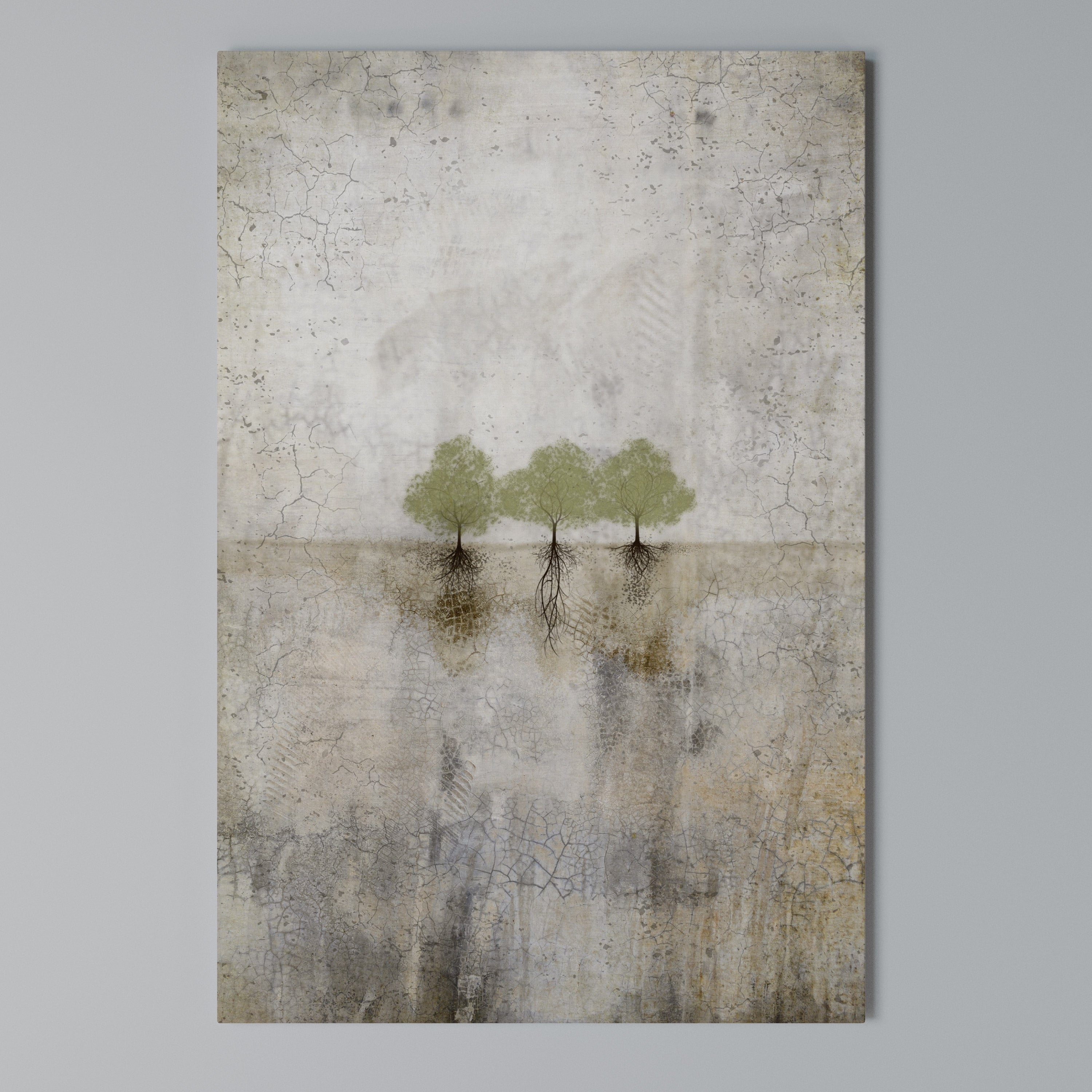 ROOTS OF TIME Cuadro en lienzo vertical