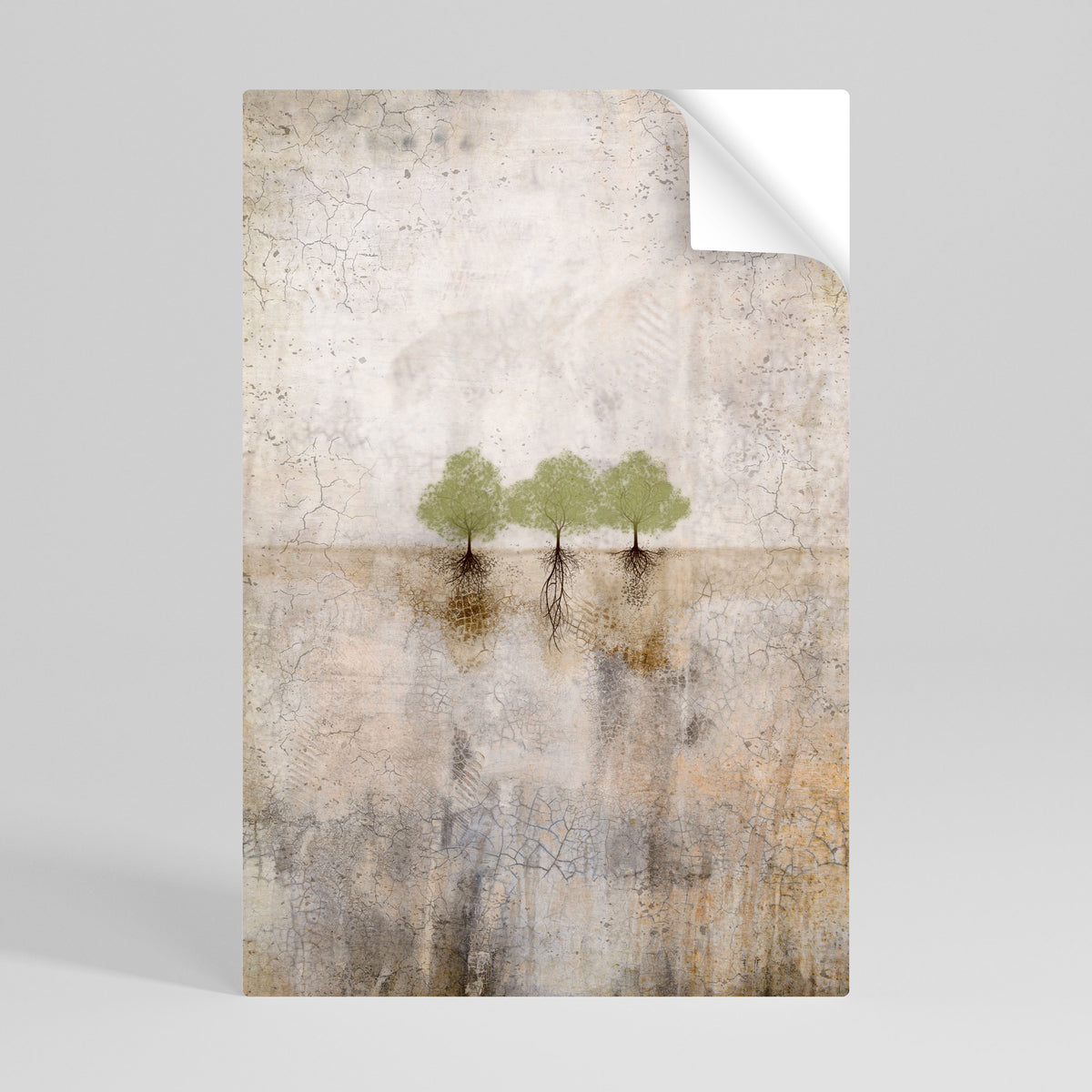 ROOTS OF TIME Poster Verticale Adesivo