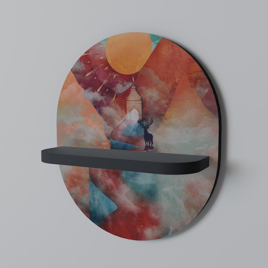 THE DEER MOUNTAIN Decorative Art Shelf