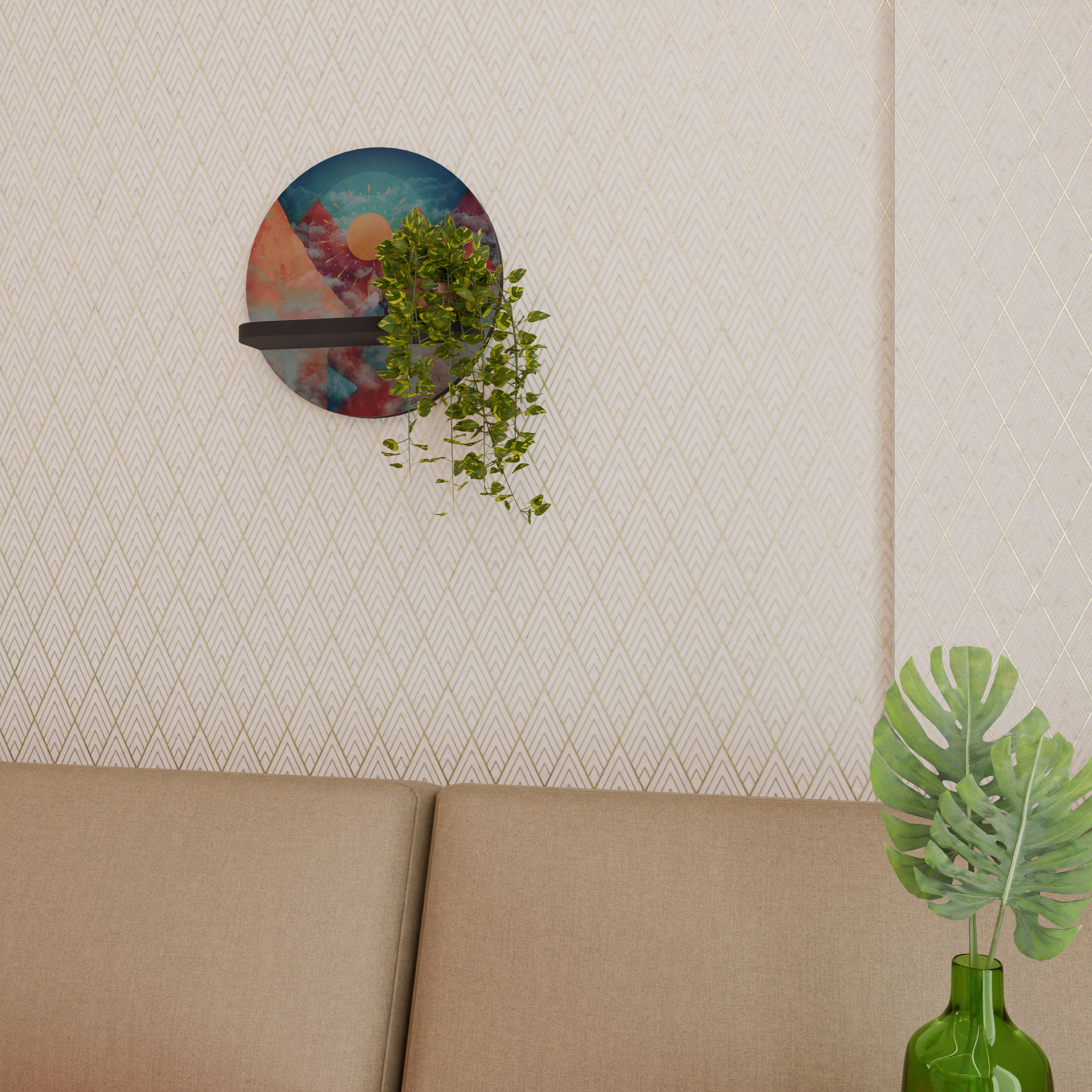 THE DEER MOUNTAIN Decorative Art Shelf