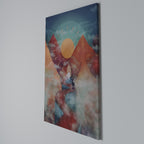 THE DEER MOUNTAIN Vertical Canvas Print