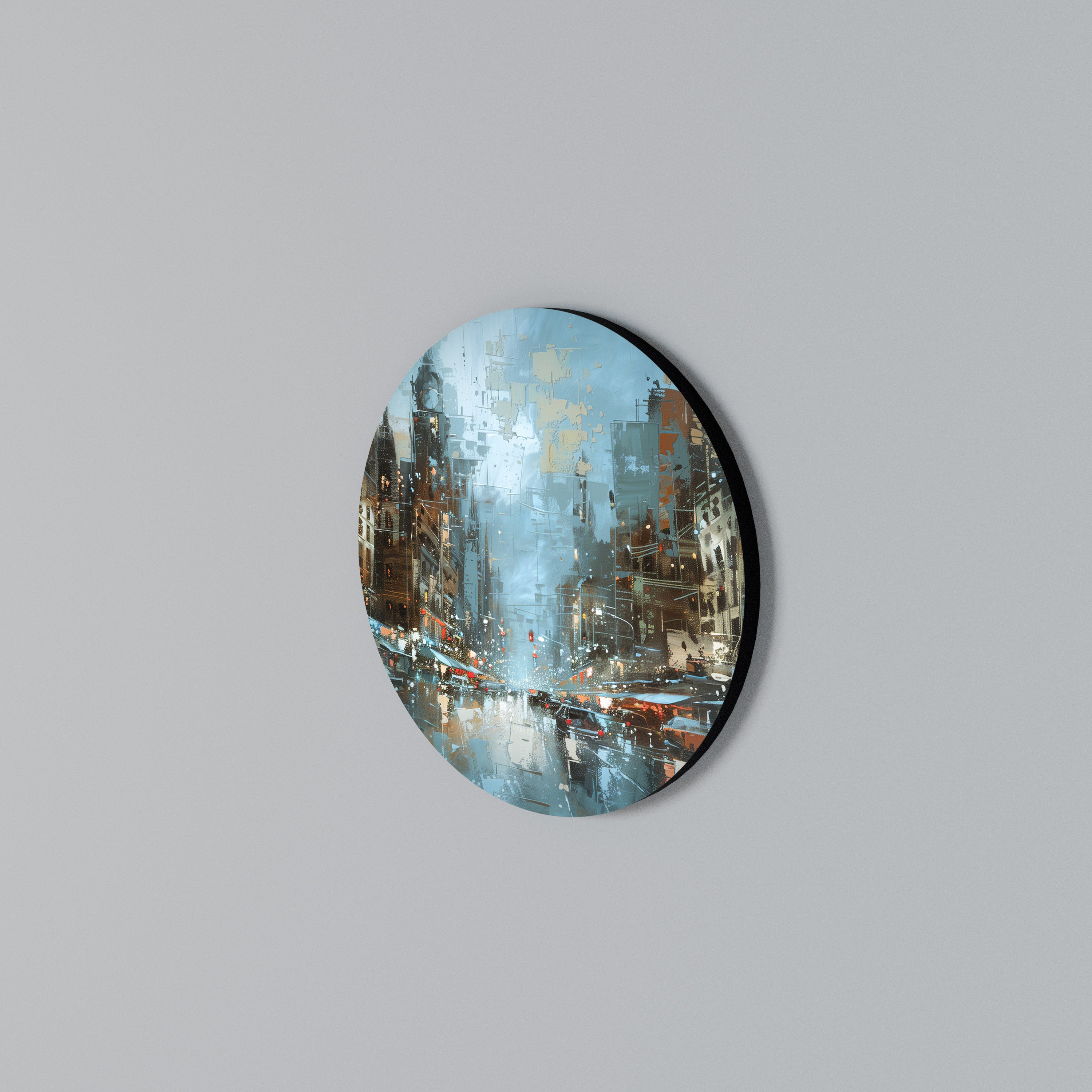 URBAN FEVER Rundes Wandbild