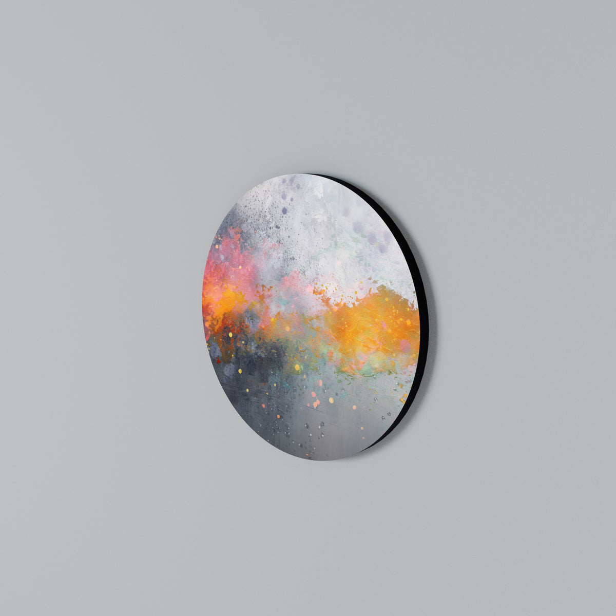 PIXY ROAD Round Wall Art
