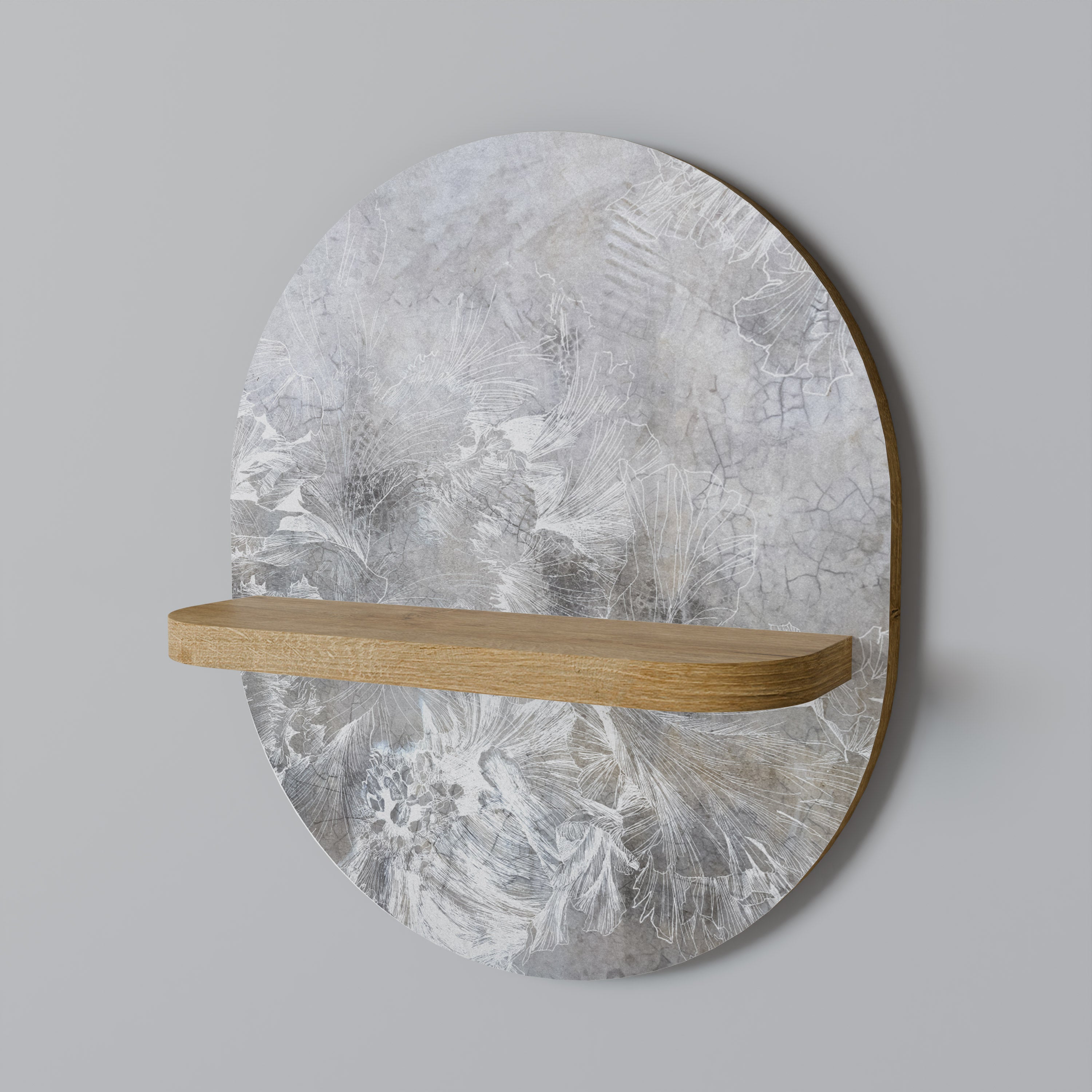 WHITE WHISPER Decorative Art Shelf