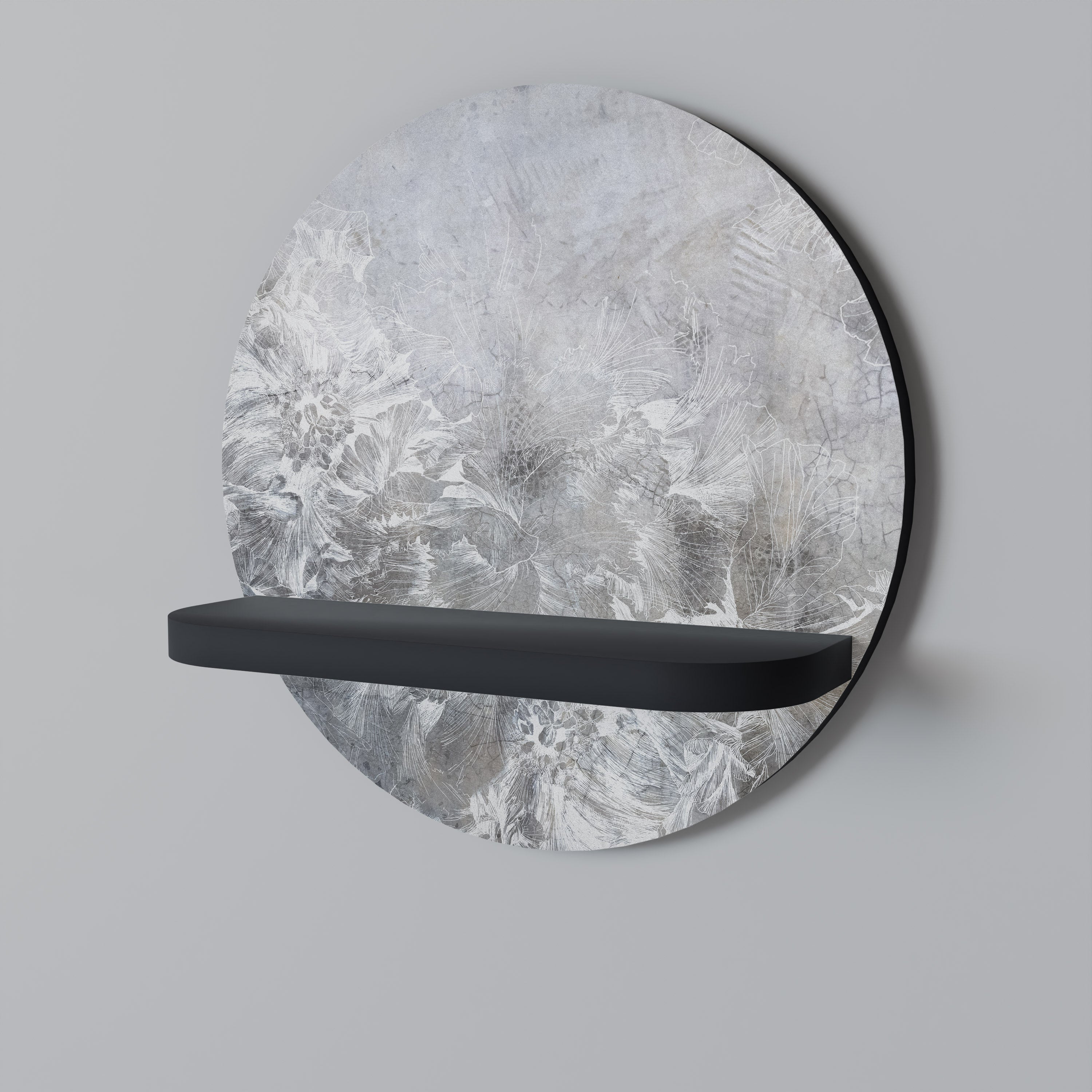 WHITE WHISPER Decorative Art Shelf