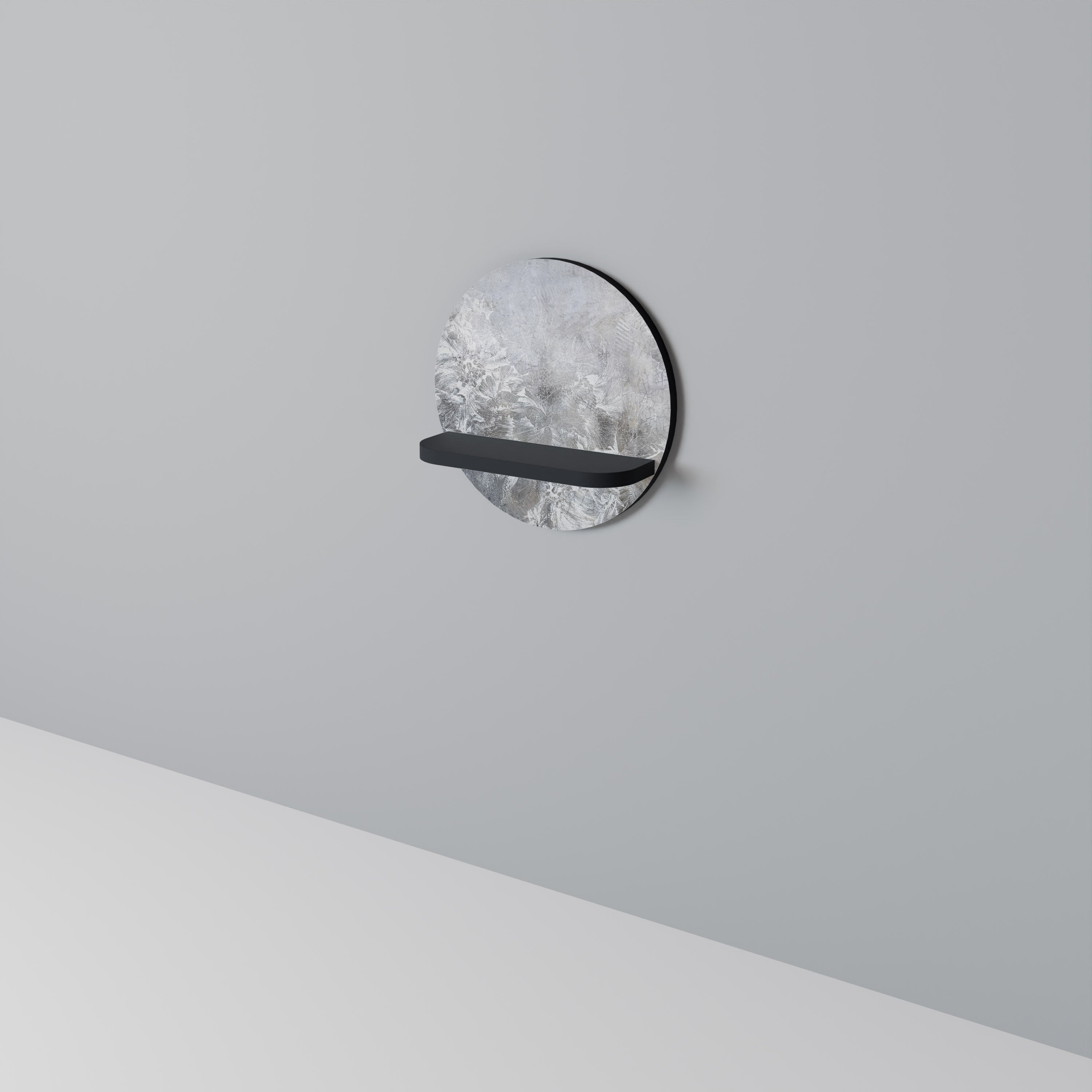 WHITE WHISPER Art Shelf