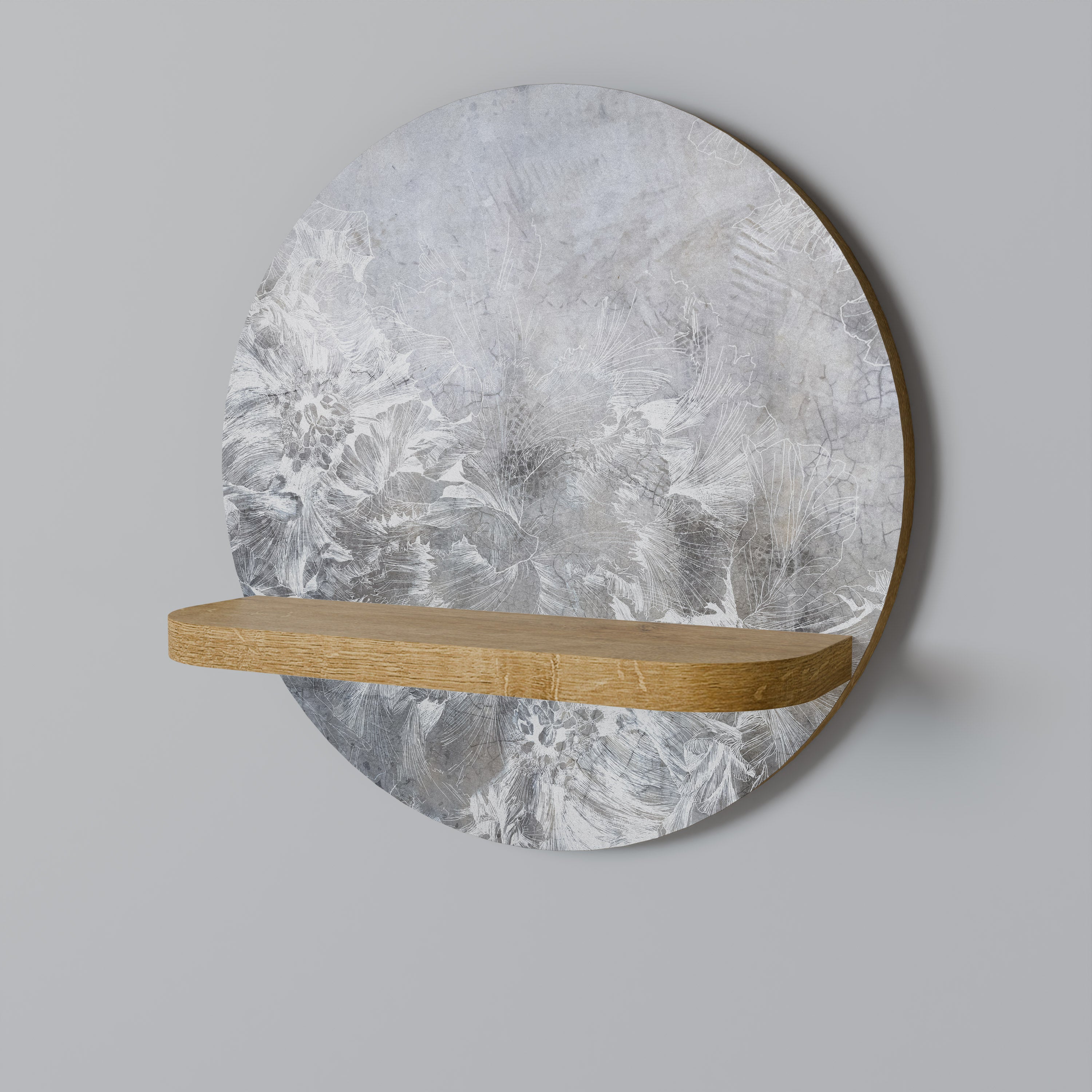 WHITE WHISPER Decorative Art Shelf