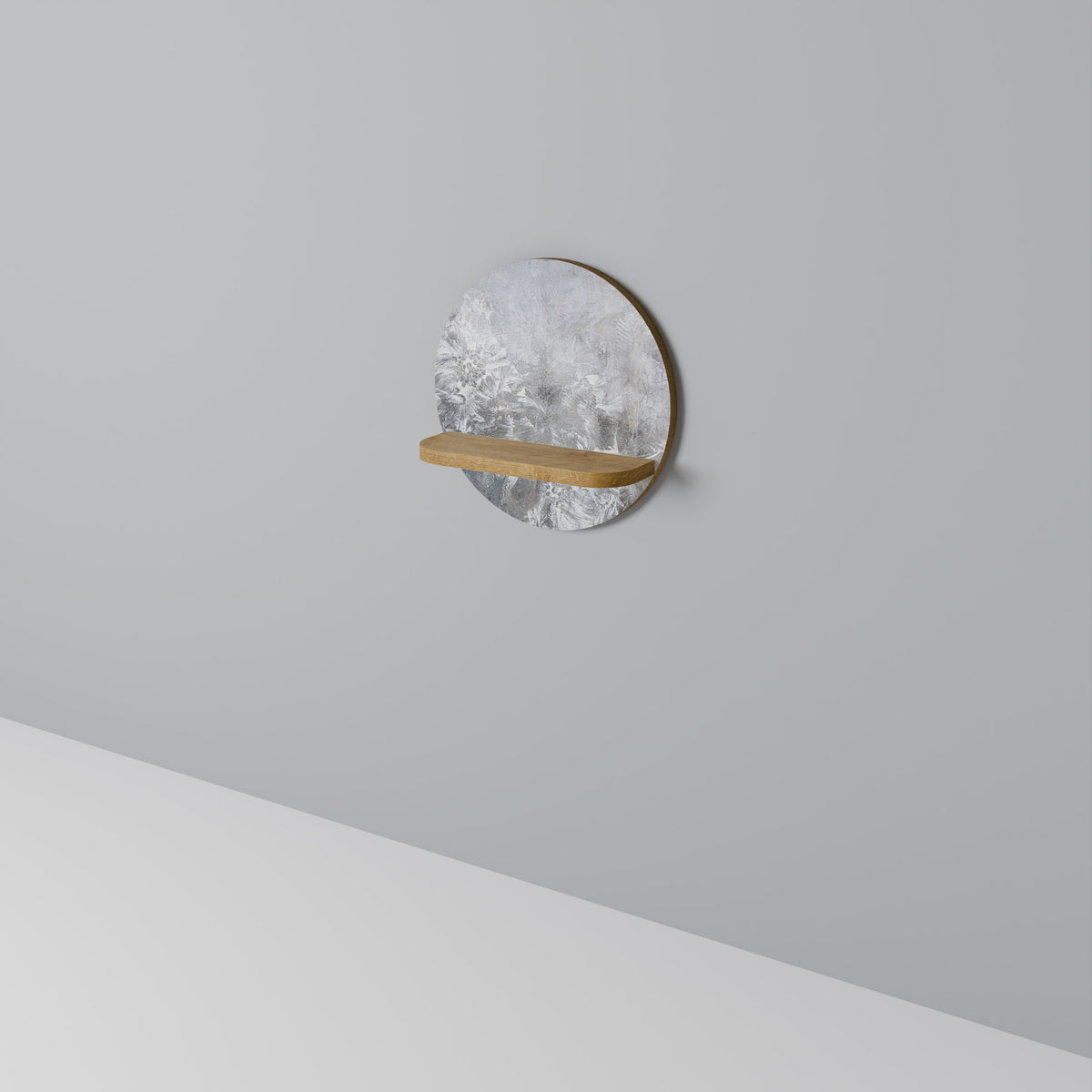 WHITE WHISPER Art Shelf